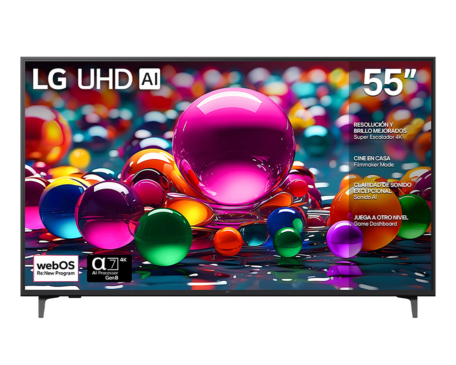 Pantalla Smart TV LG LED 55 Pulgadas UHD 4K 55UA8000