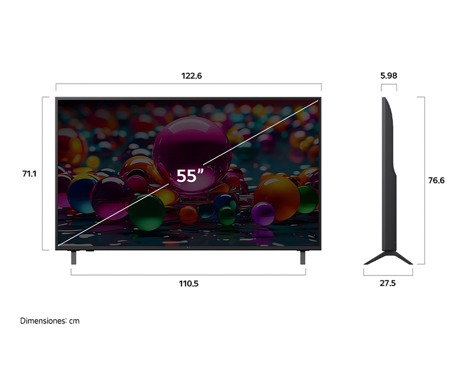 Foto 11 pulgar | Foto 10 | Pantalla Smart TV LG LED 55 Pulgadas UHD 4K 55UA8000