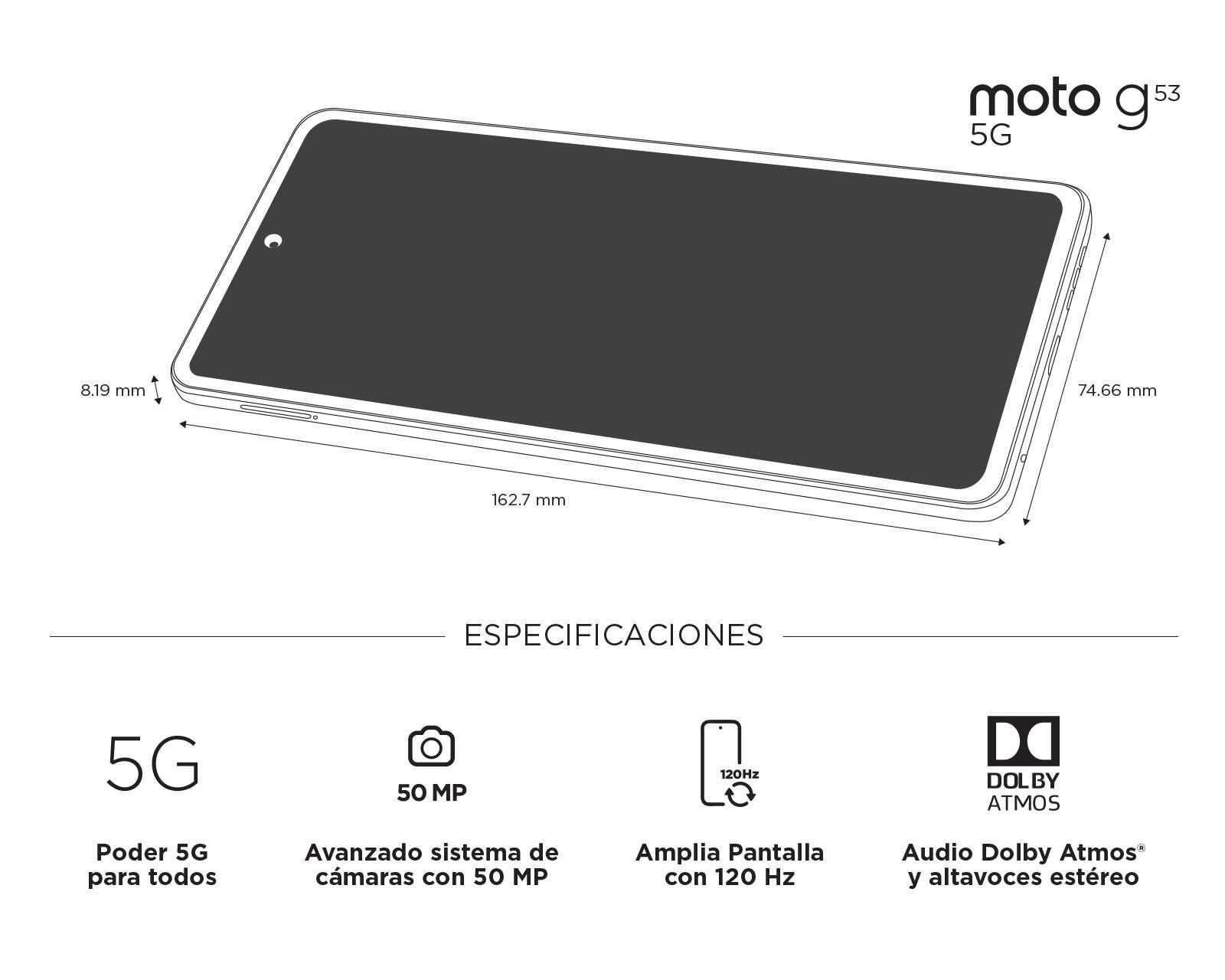 Foto 9 pulgar | Foto 8 | Telcel Motorola Moto G53 128 GB Azul