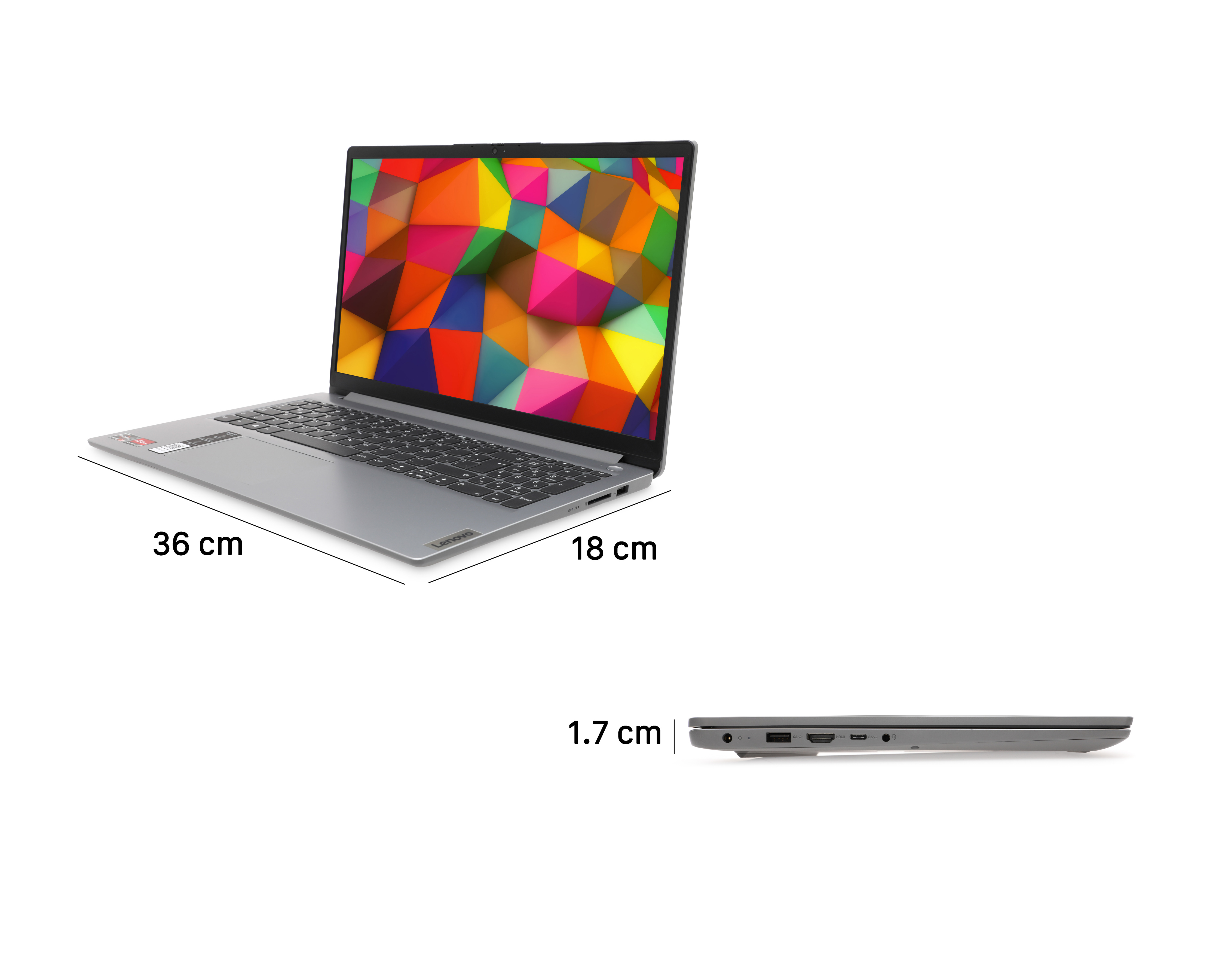 Foto 7 | Foto 7 | Laptop Lenovo Ideapad 15.6" Windows 11 AMD Ryzen 3 8 GB RAM 256 SSD Gris