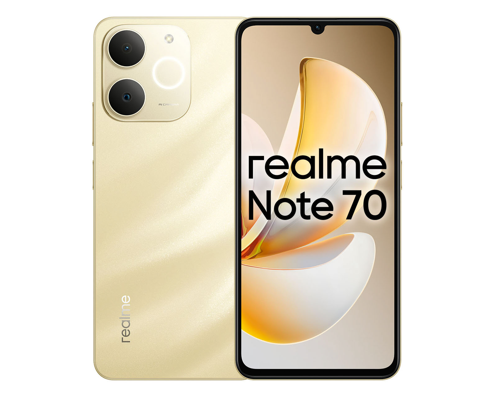 Celular Realme Note 70 Liberado 128 GB Dorado