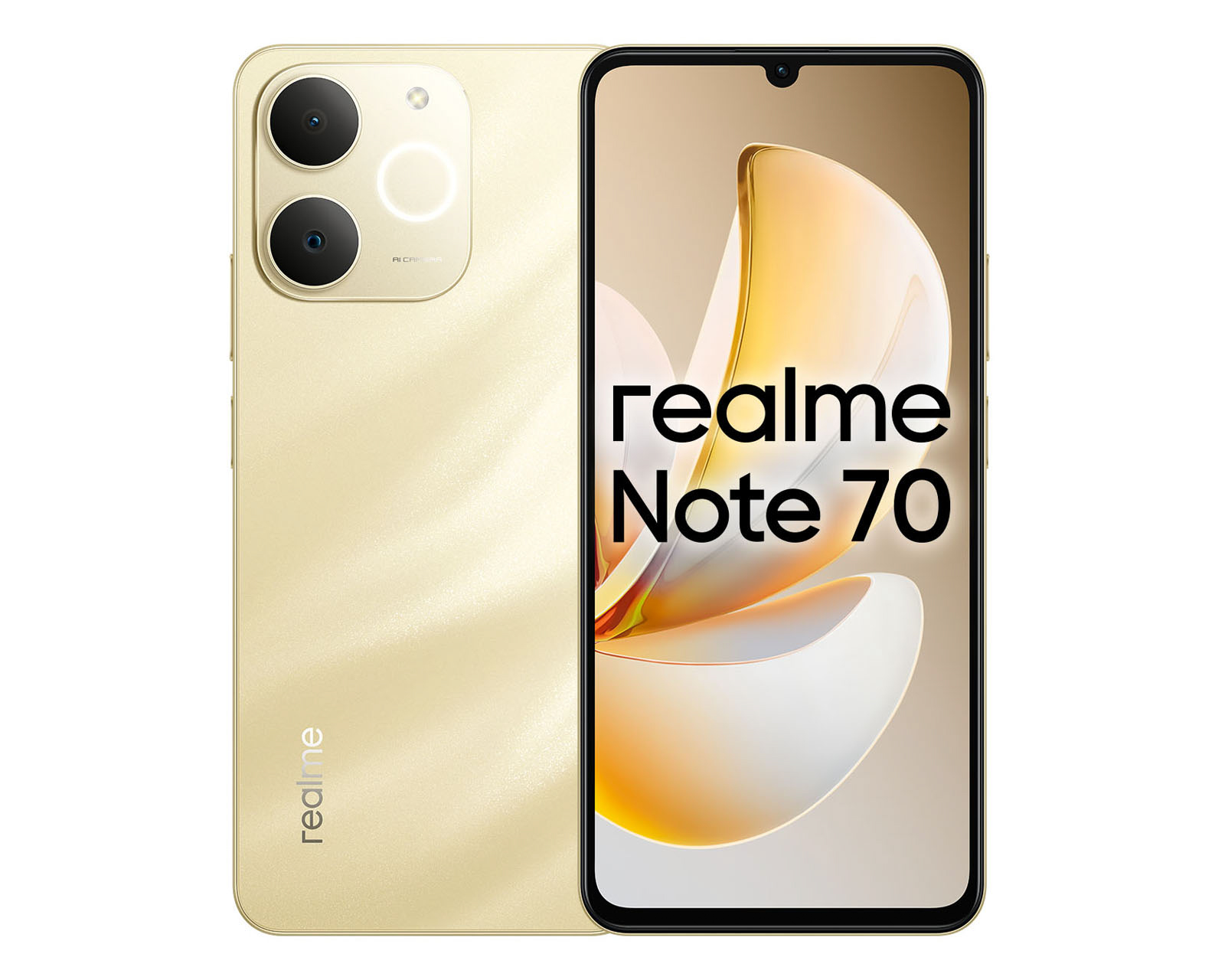 Celular Realme Note 70 Liberado 256 GB Dorado
