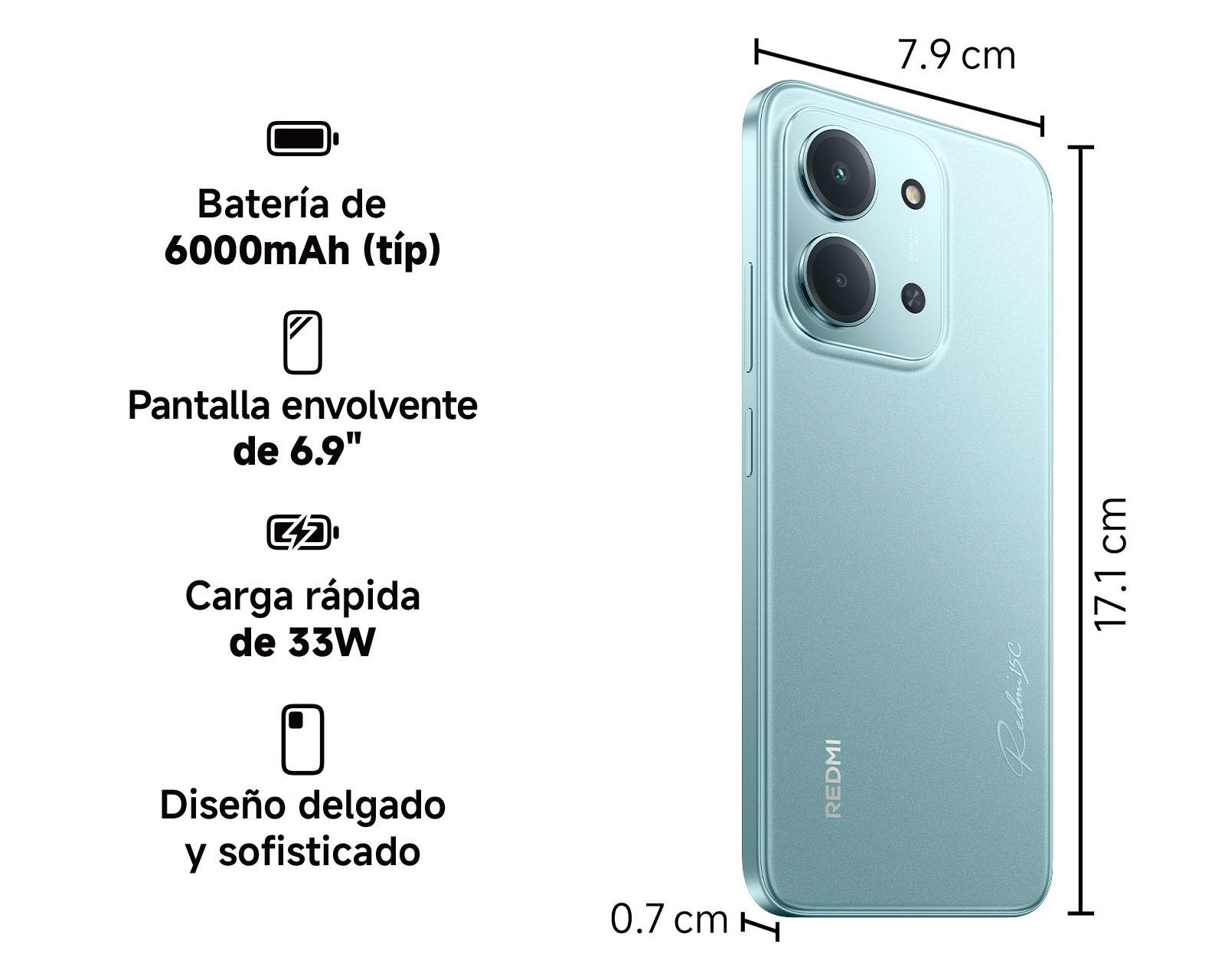 Foto 11 pulgar | Foto 10 | Celular Xiaomi Redmi 15C Liberado 128 GB Verde