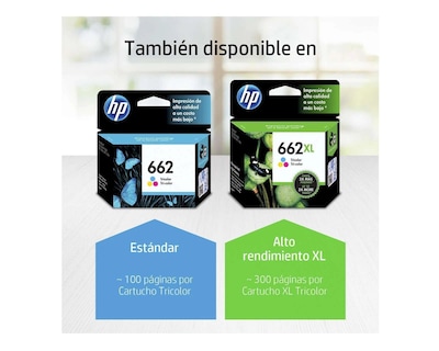 Foto 3 | Foto 3 | Cartucho de Tinta Original HP 662 Tricolor
