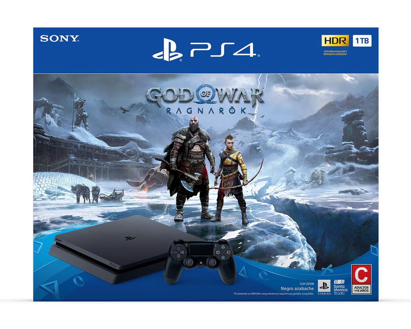 Foto 2 | Foto 2 | Consola PlayStation 4 de 1 TB God of War: Ragnarok