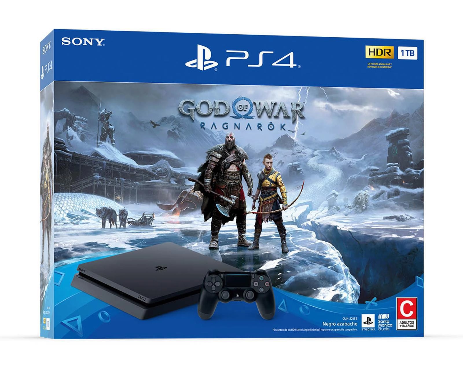 Foto 5 pulgar | Foto 4 | Consola PlayStation 4 de 1 TB God of War: Ragnarok