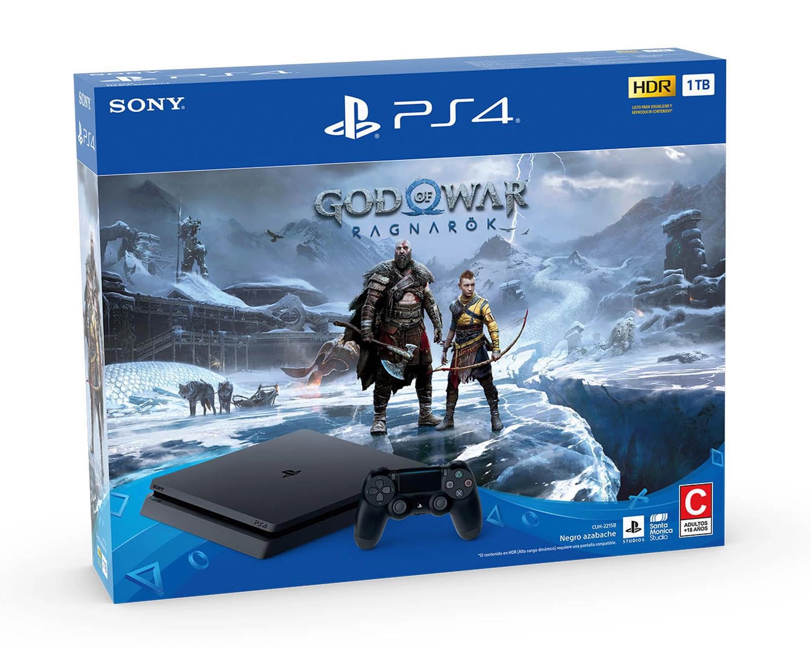 Foto 6 pulgar | Foto 5 | Consola PlayStation 4 de 1 TB God of War: Ragnarok