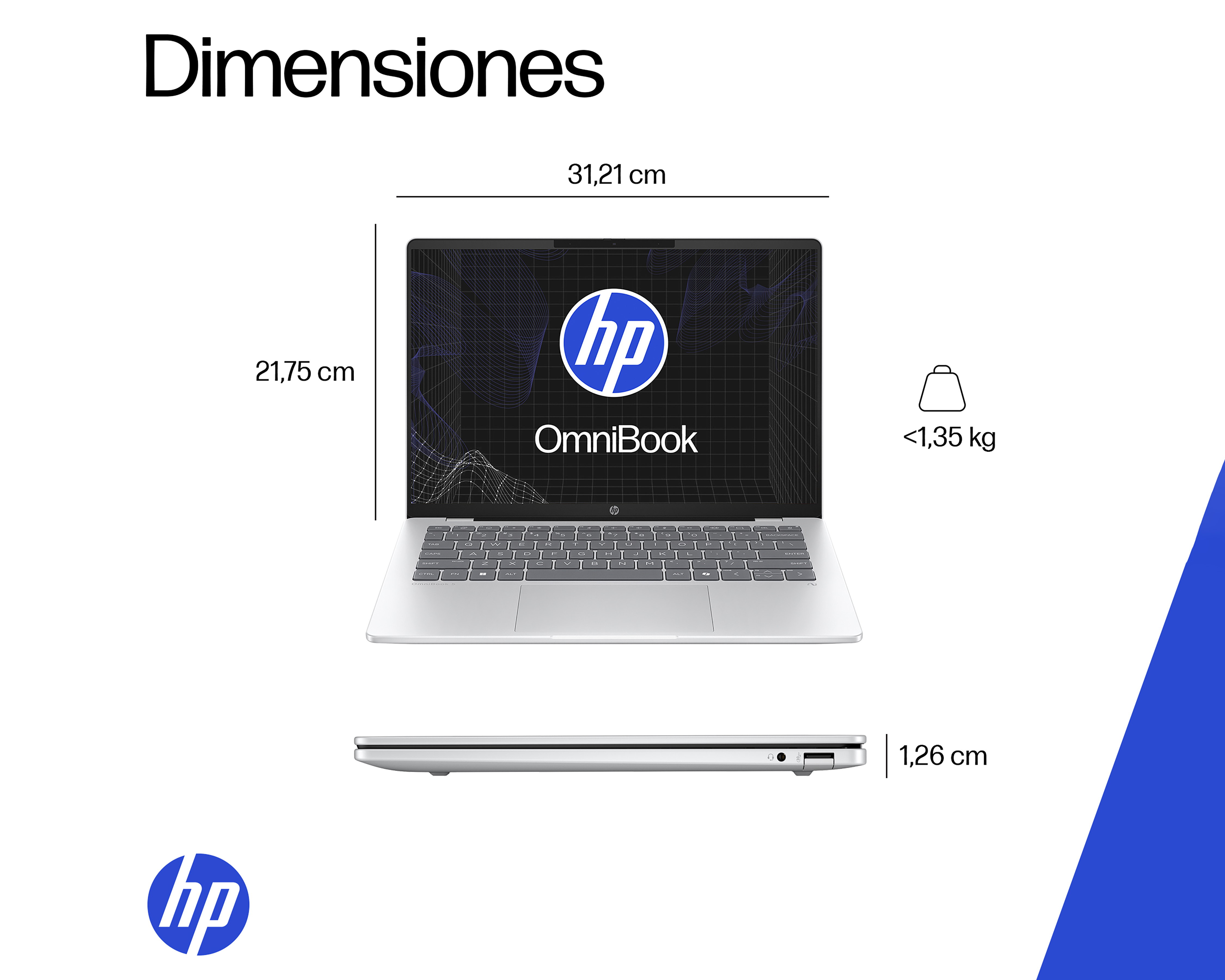 Foto 11 pulgar | Foto 10 | Laptop HP Omnibook 5 NGAI 14-HE0000LA 14 Pulgadas Windows 11 Snapdragon X 16 GB RAM 512 GB SSD Plateada