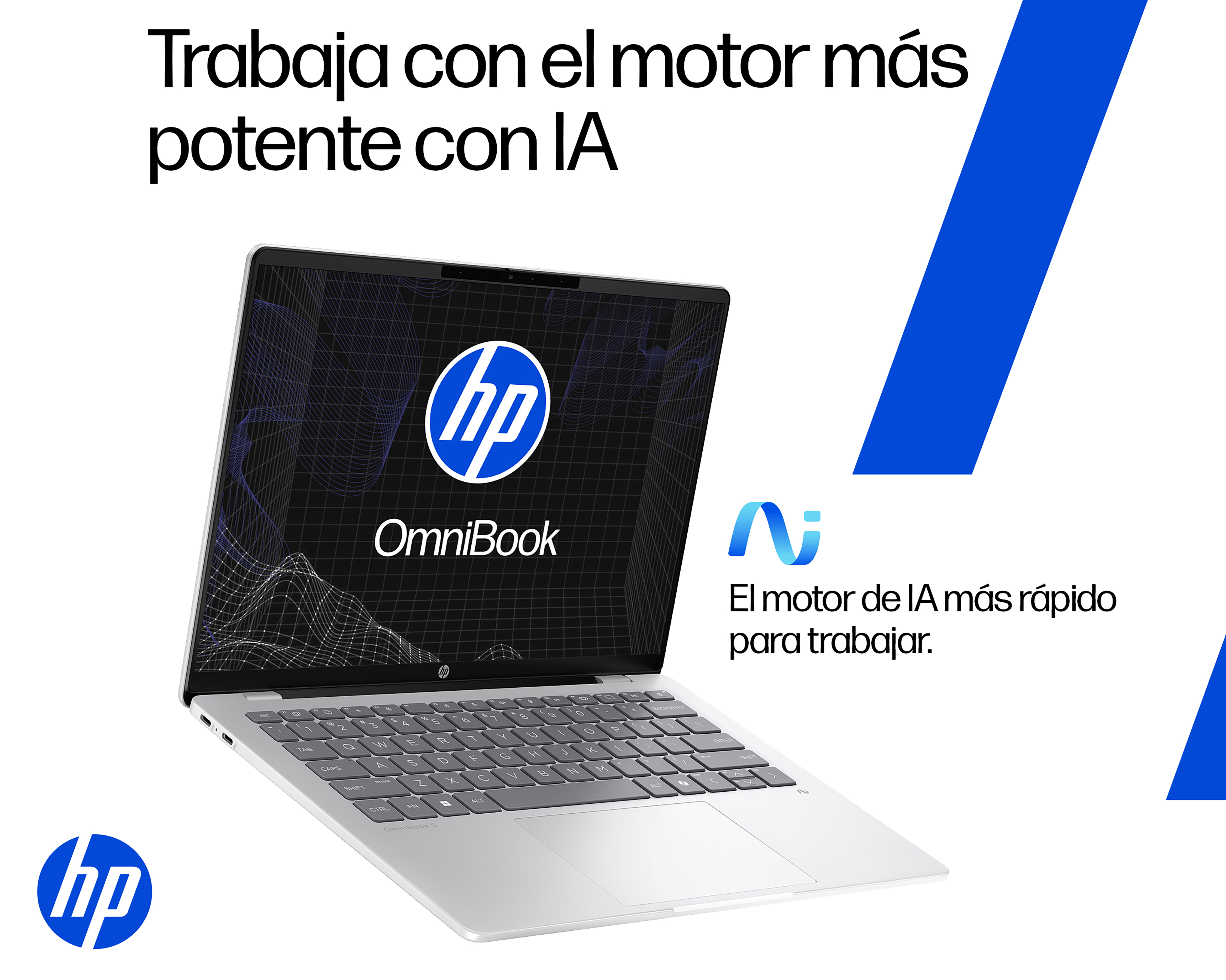 Foto 5 pulgar | Foto 4 | Laptop HP Omnibook 5 NGAI 14-HE0000LA 14 Pulgadas Windows 11 Snapdragon X 16 GB RAM 512 GB SSD Plateada