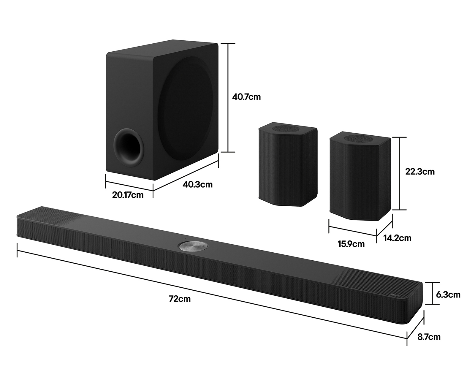 Foto 10 pulgar | Foto 9 | Barra de Sonido LG S95TR con Subwoofer