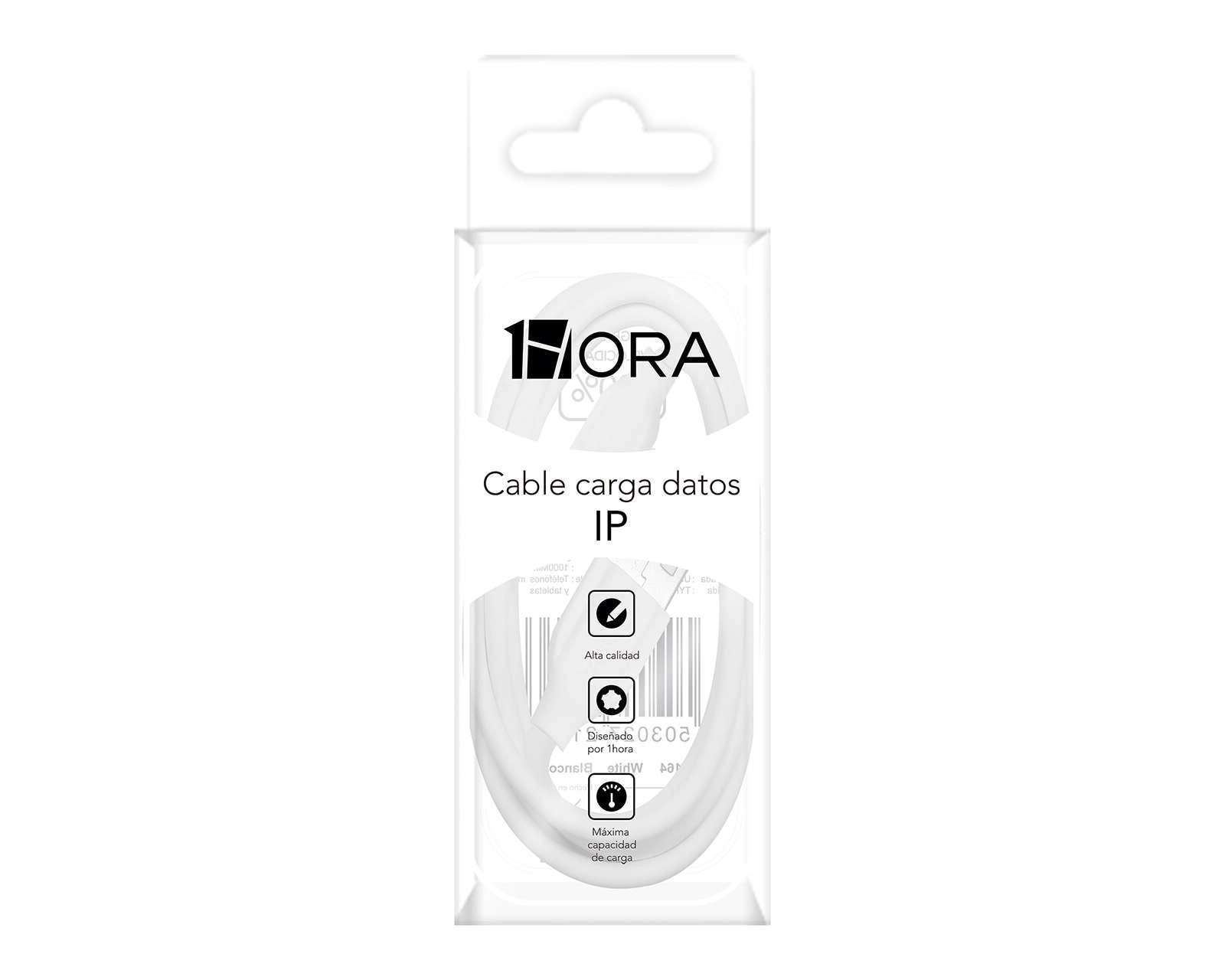 Foto 3 pulgar | Foto 2 | Cable 1Hora Lightning - USB de 1 Metro