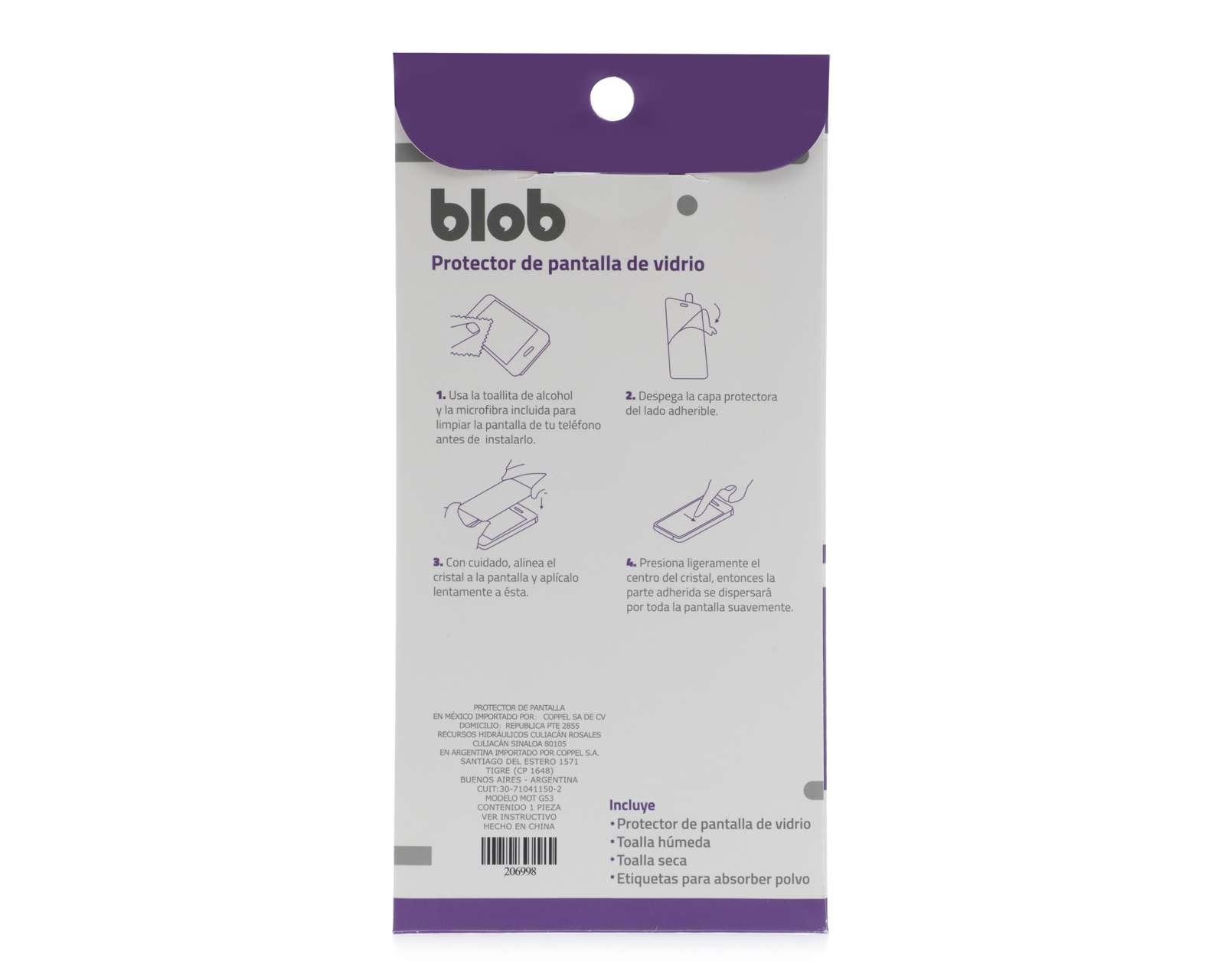 Foto 3 pulgar | Foto 2 | Protector de Pantalla Blob para Motorola G53