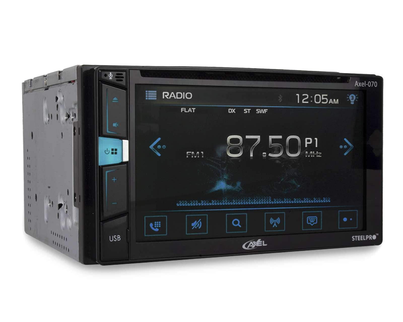 Foto 1 | Foto 1 | Autoestéreo SteelPro Con CD AXEL-070 de 6.2" Bluetooth Compatible con Apple y Android Negro