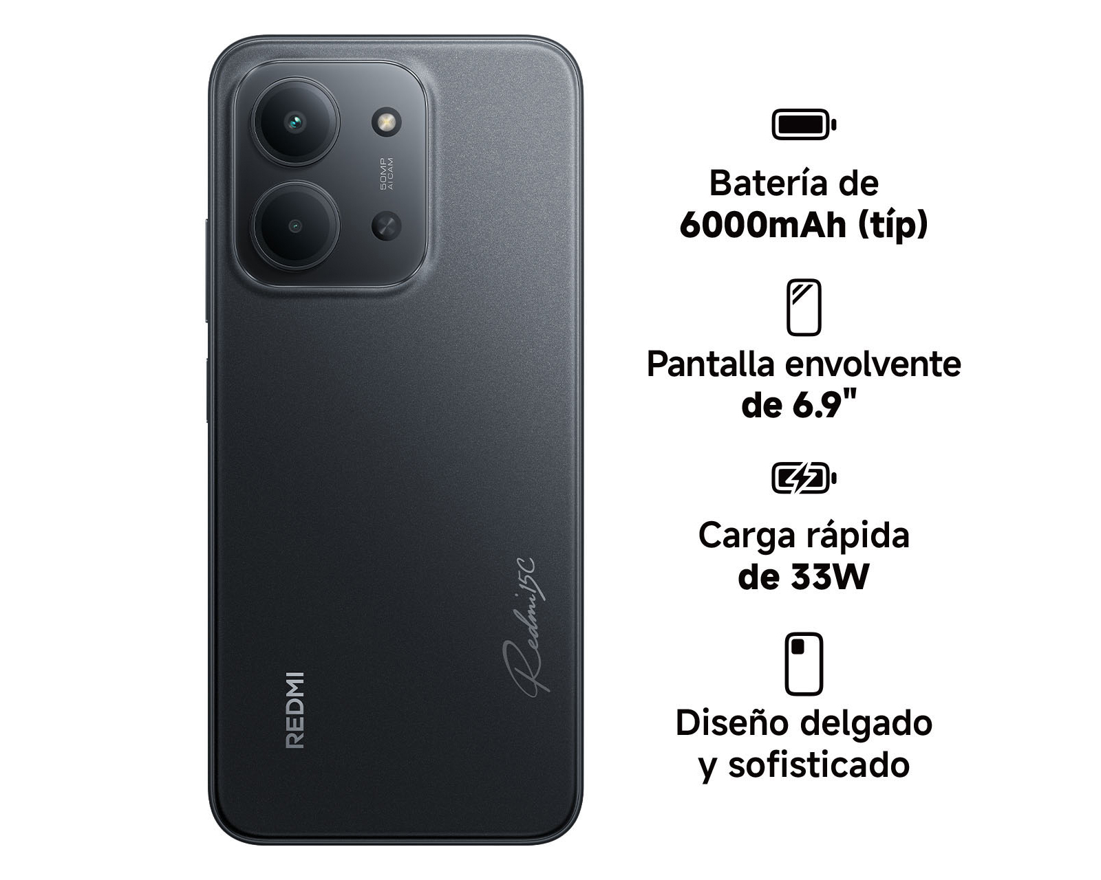 Foto 9 | Foto 9 | Telcel Xiaomi Redmi 15c 256 GB Negro