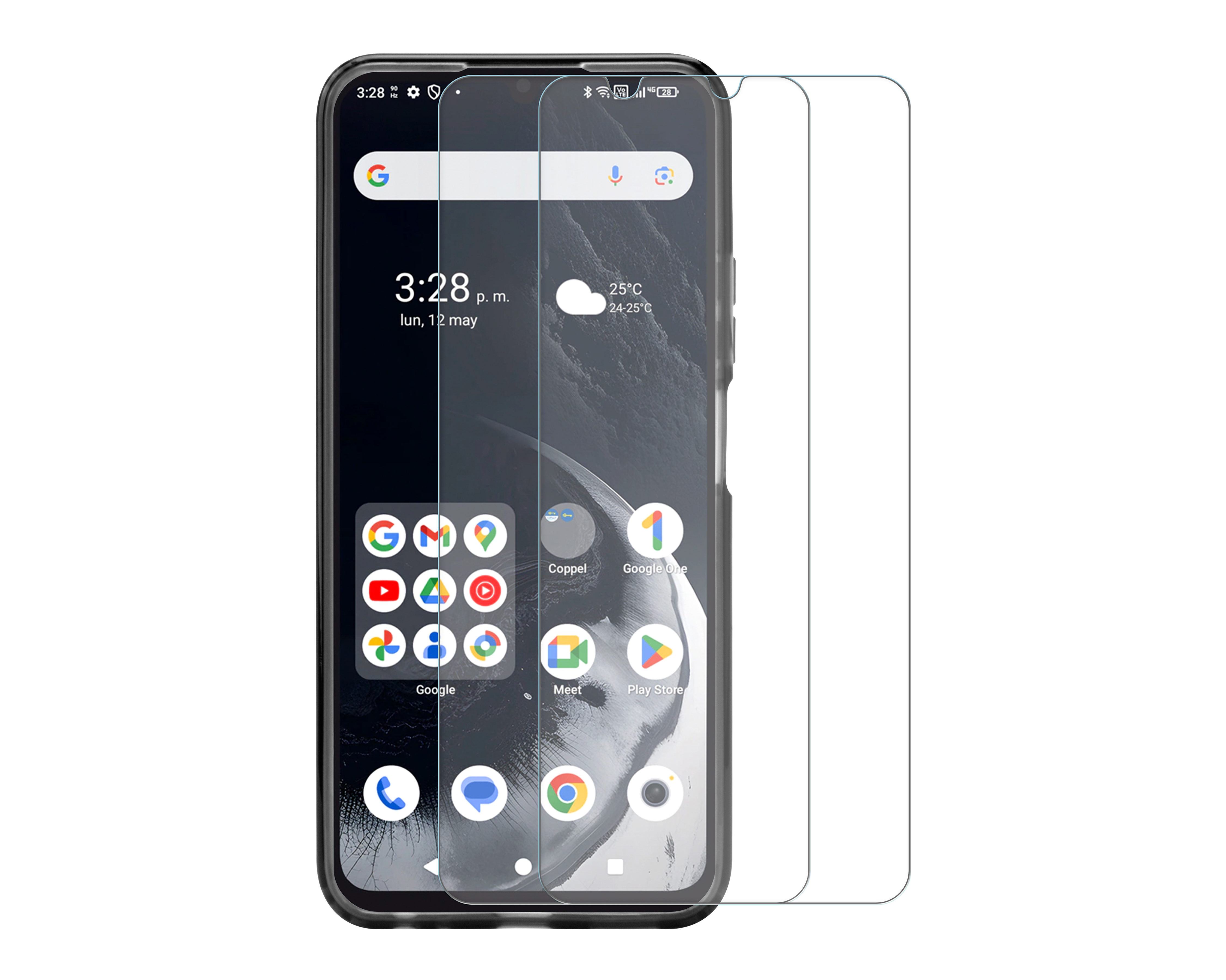 Foto 8 | Foto 8 | Funda de TPU Blob para Zuum Aura Z3 con 2 Vidrios Templados