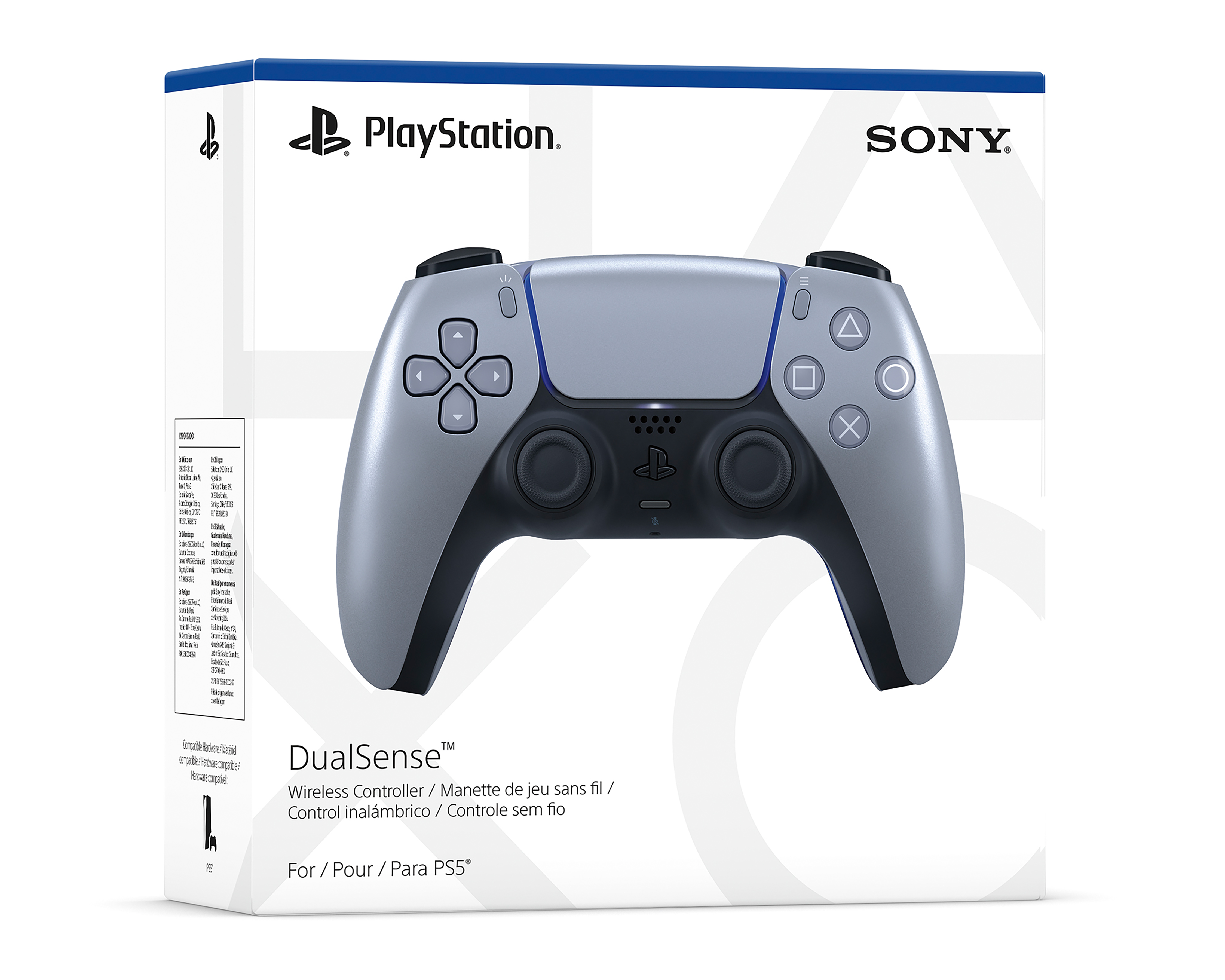 Control Inalámbrico para PlayStation 5 Sony Dualsense SS Plateado