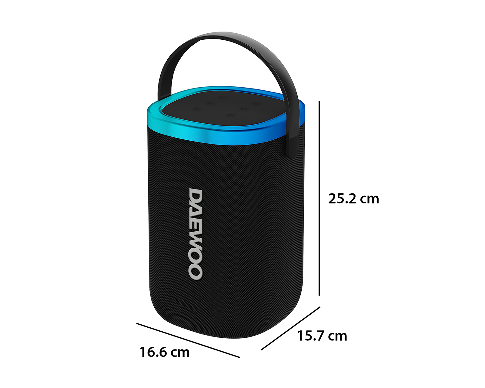 Foto 6 pulgar | Foto 5 | Bocina Bluetooth Daewoo DW225 con Luces