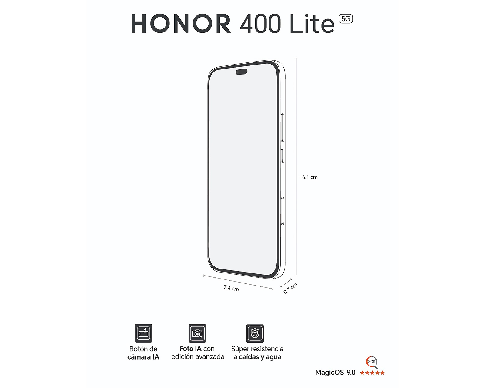 Foto 7 pulgar | Foto 6 | Movistar Honor 400 Lite 256 GB Verde