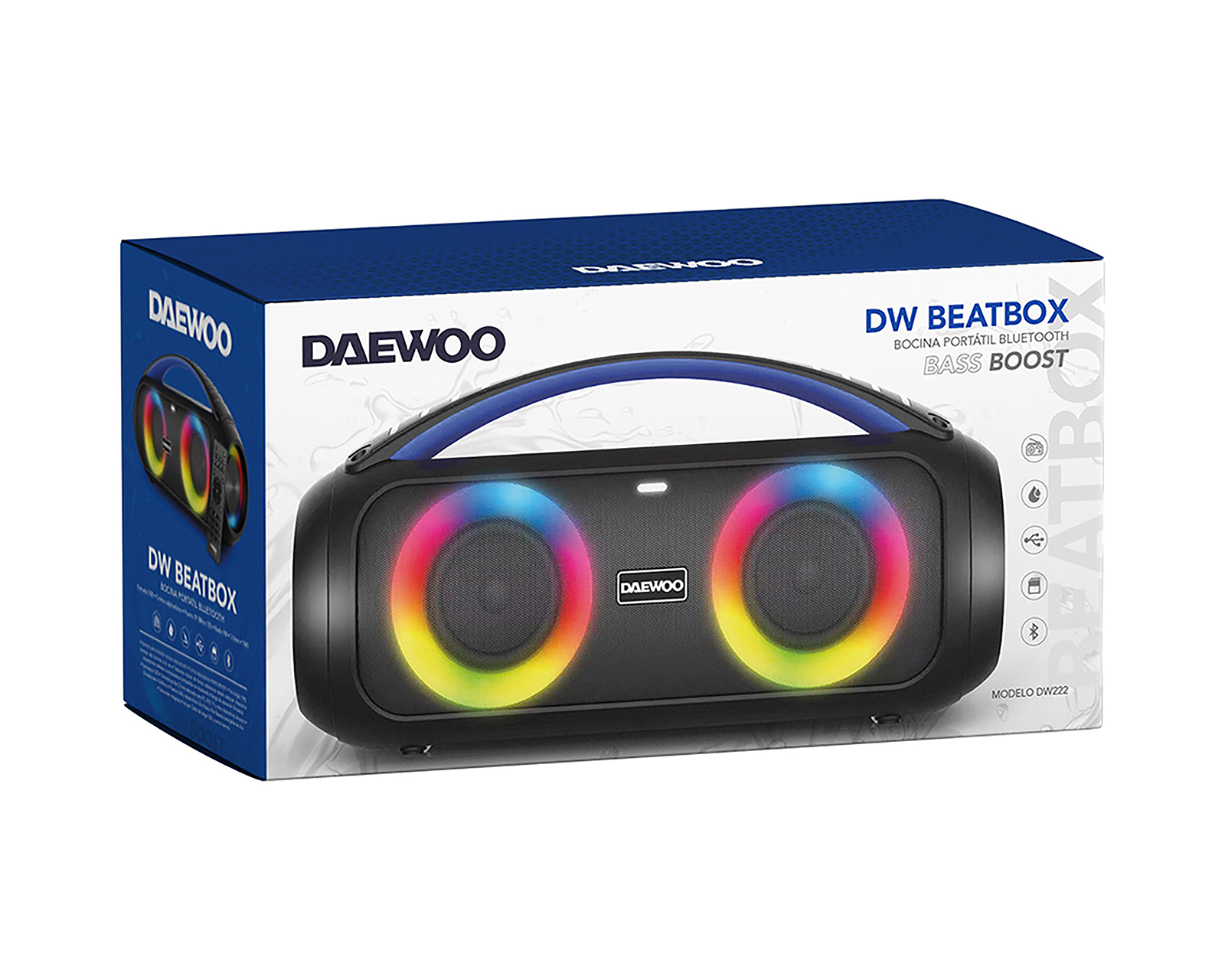 Foto 4 pulgar | Foto 3 | Bocina Bluetooth Daewoo Beatbox Tws 20 W Portátil