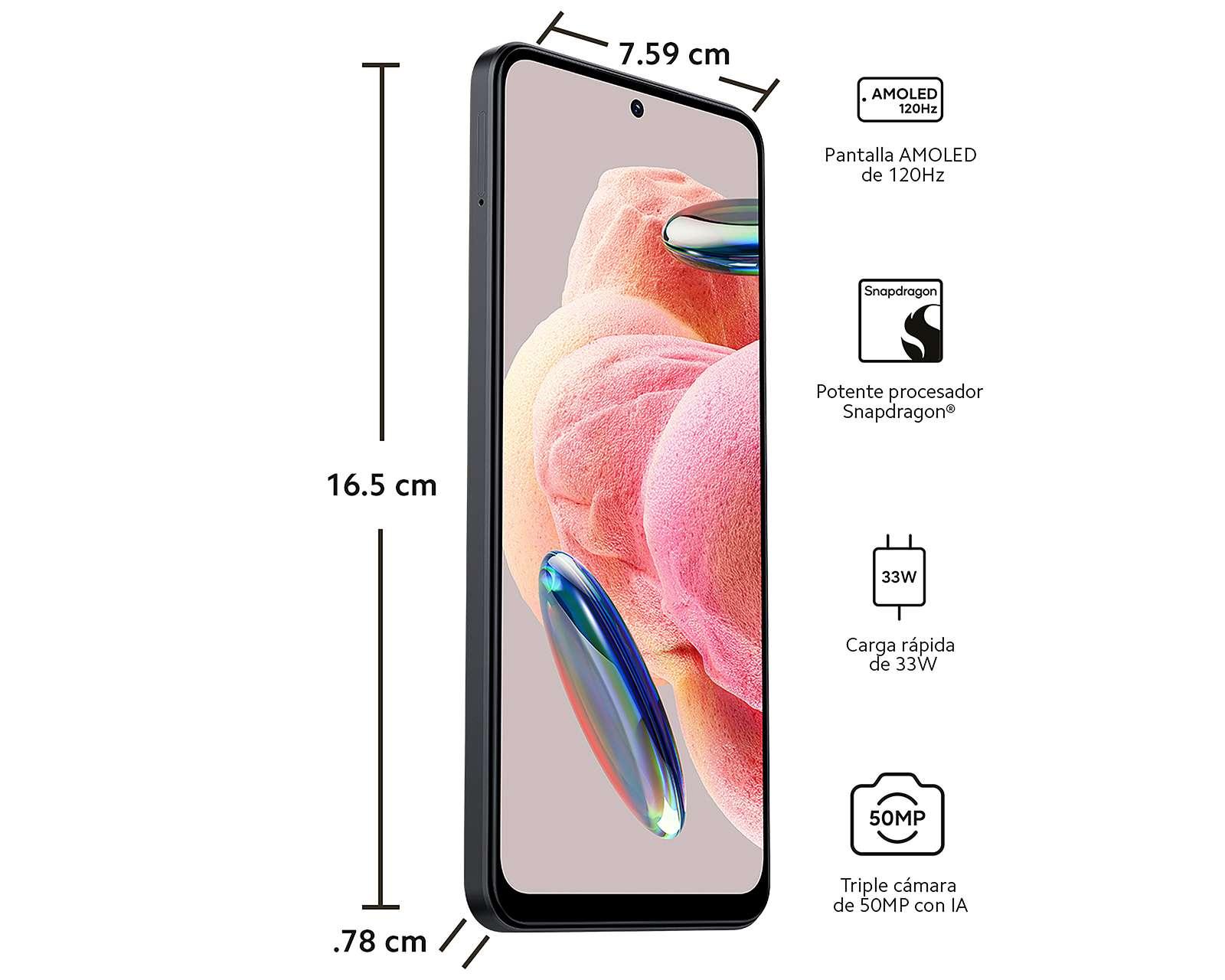 Foto 9 pulgar | Foto 8 | Celular Xiaomi Liberado Redmi Note 12 128 GB Gris
