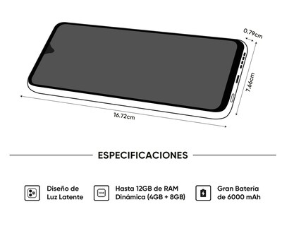 Foto 8 | Foto 8 | Telcel Realme Note 70 128 GB Dorado
