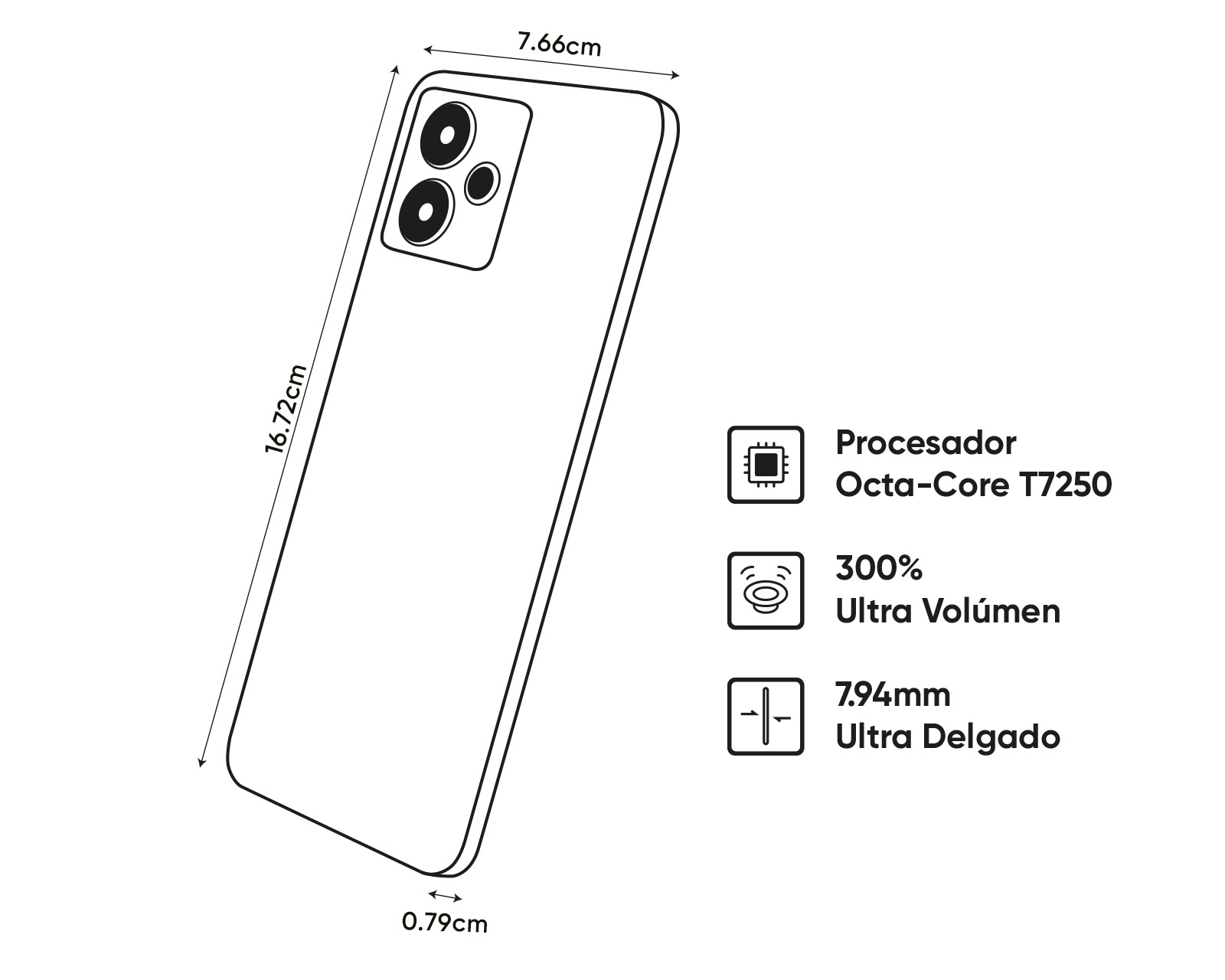 Foto 10 pulgar | Foto 9 | Telcel Realme Note 70 128 GB Dorado