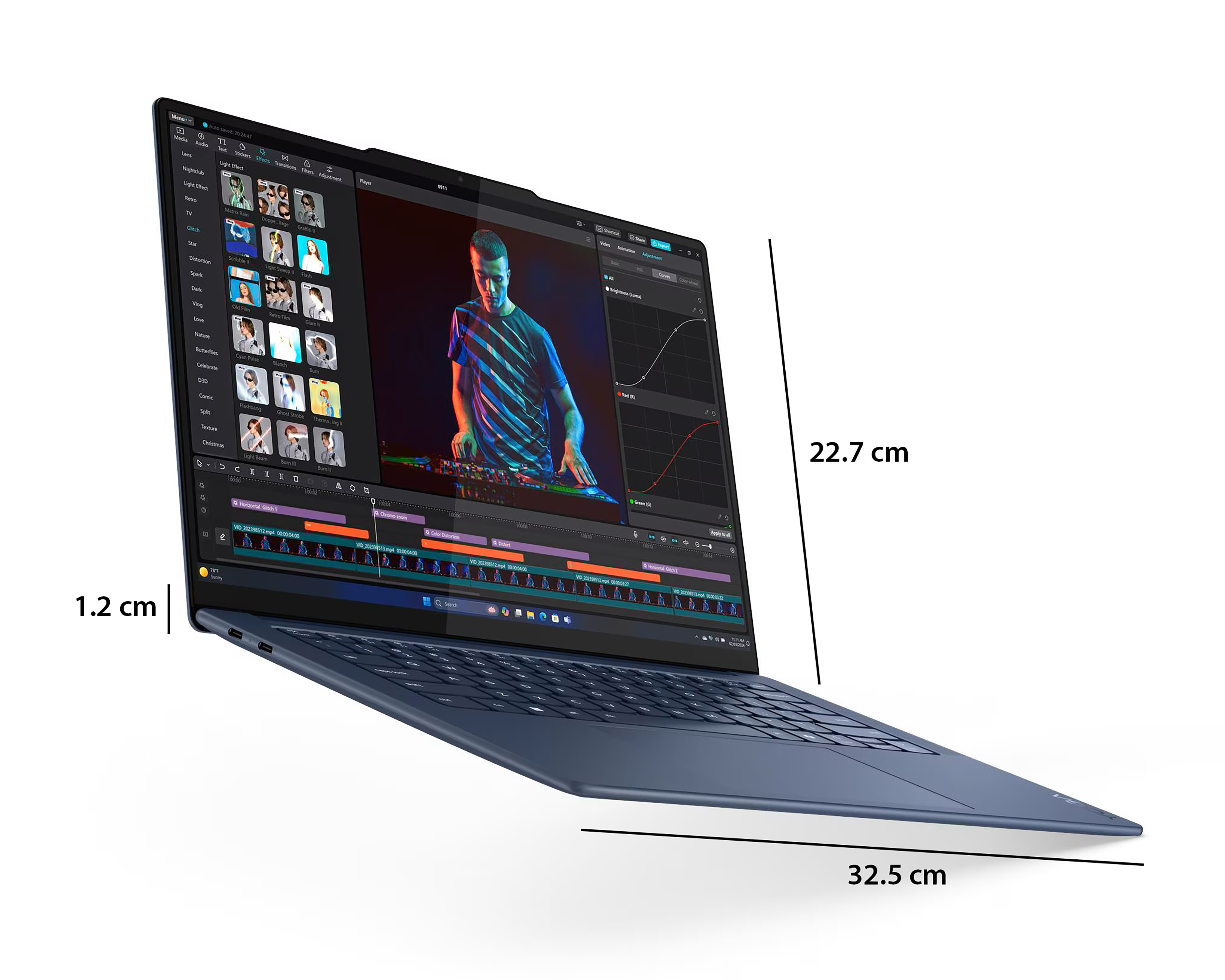 Foto 10 | Foto 10 | Laptop Lenovo Yoga Slim 7 14Q8X9 14.5 Pulgadas Windows 11 Snapdragon X Elite 32 GB RAM 1 TB SSD Azul