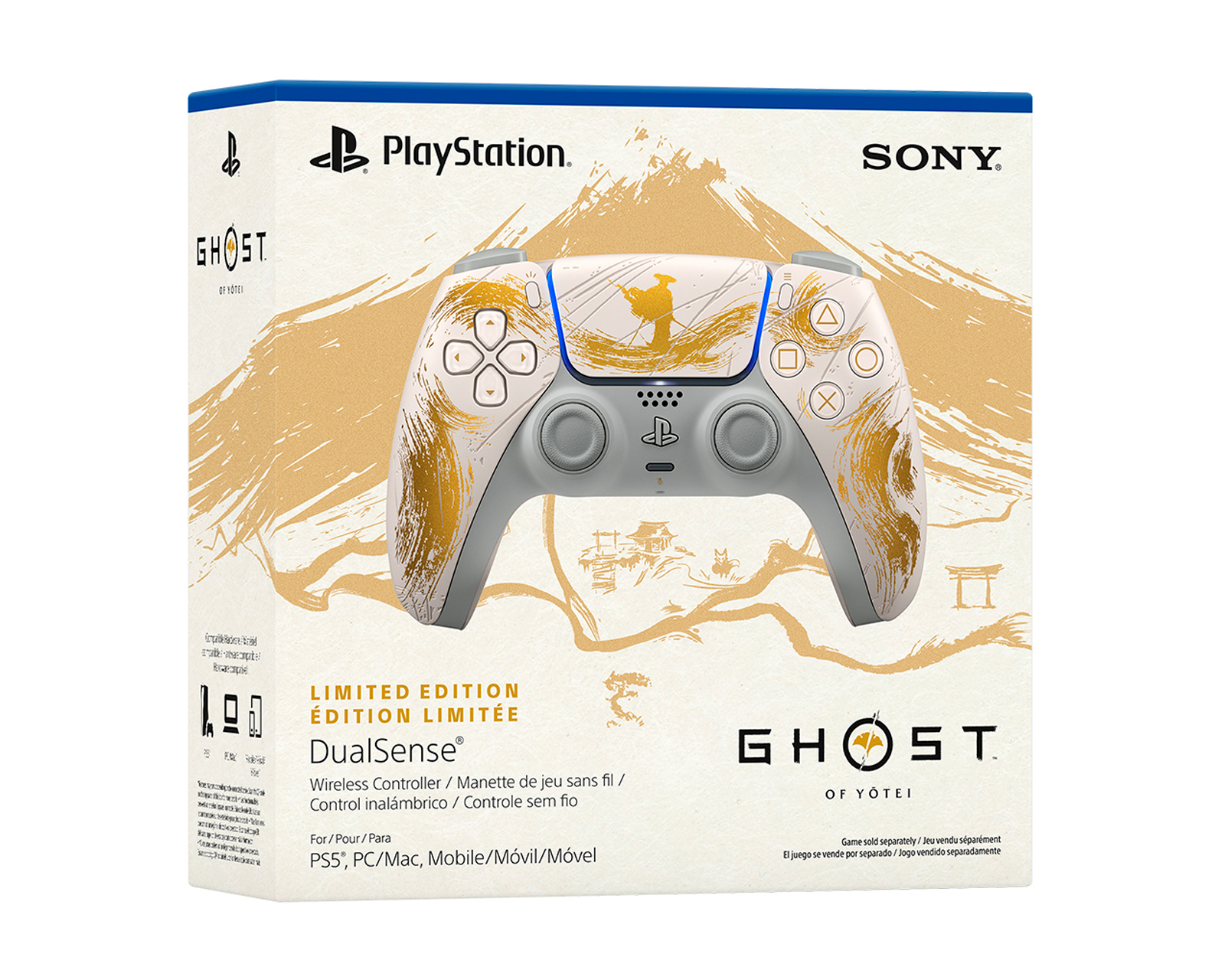 Foto 1 | Foto 1 | Preventa Control Inalámbrico para PlayStation 5 Dualsense Ghost Of Yotei Blanco