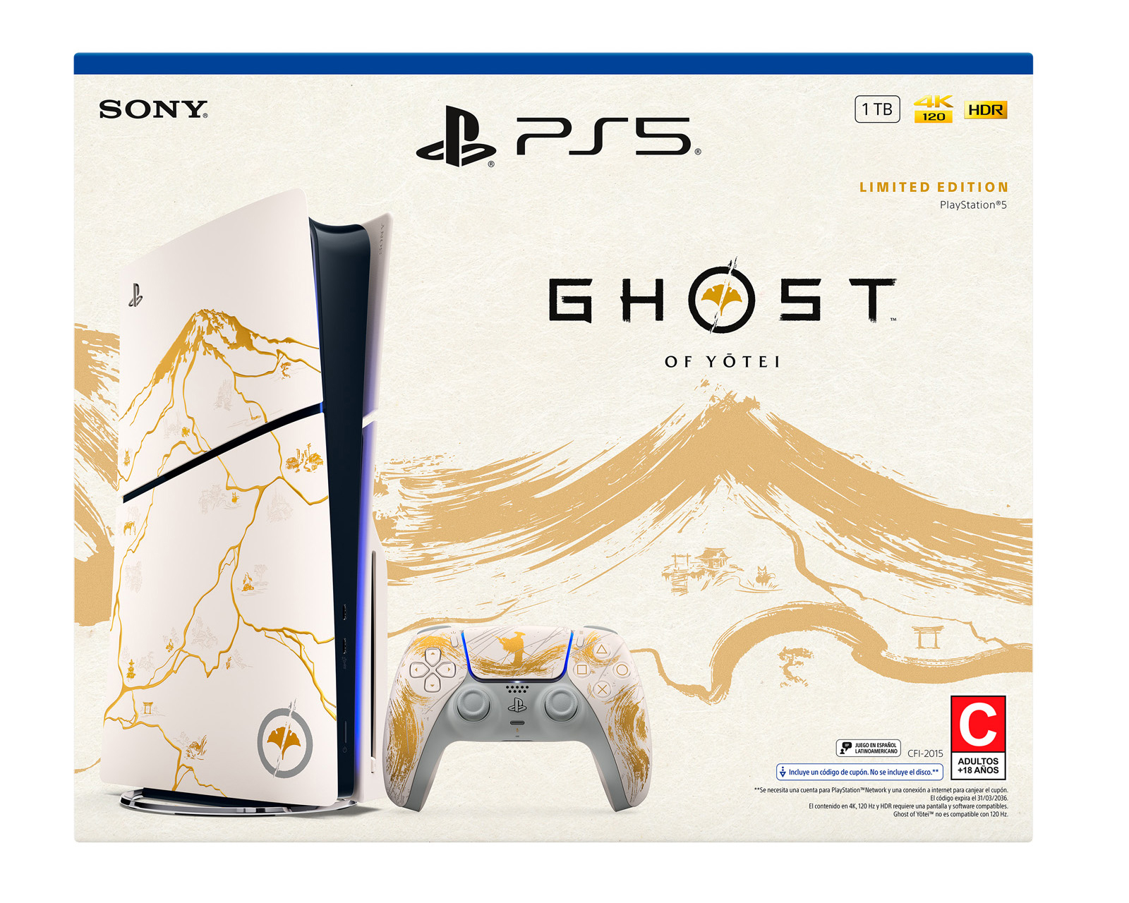 Foto 5 pulgar | Foto 4 | Consola PlayStation 5 de 1 TB Ghost Of Yotei