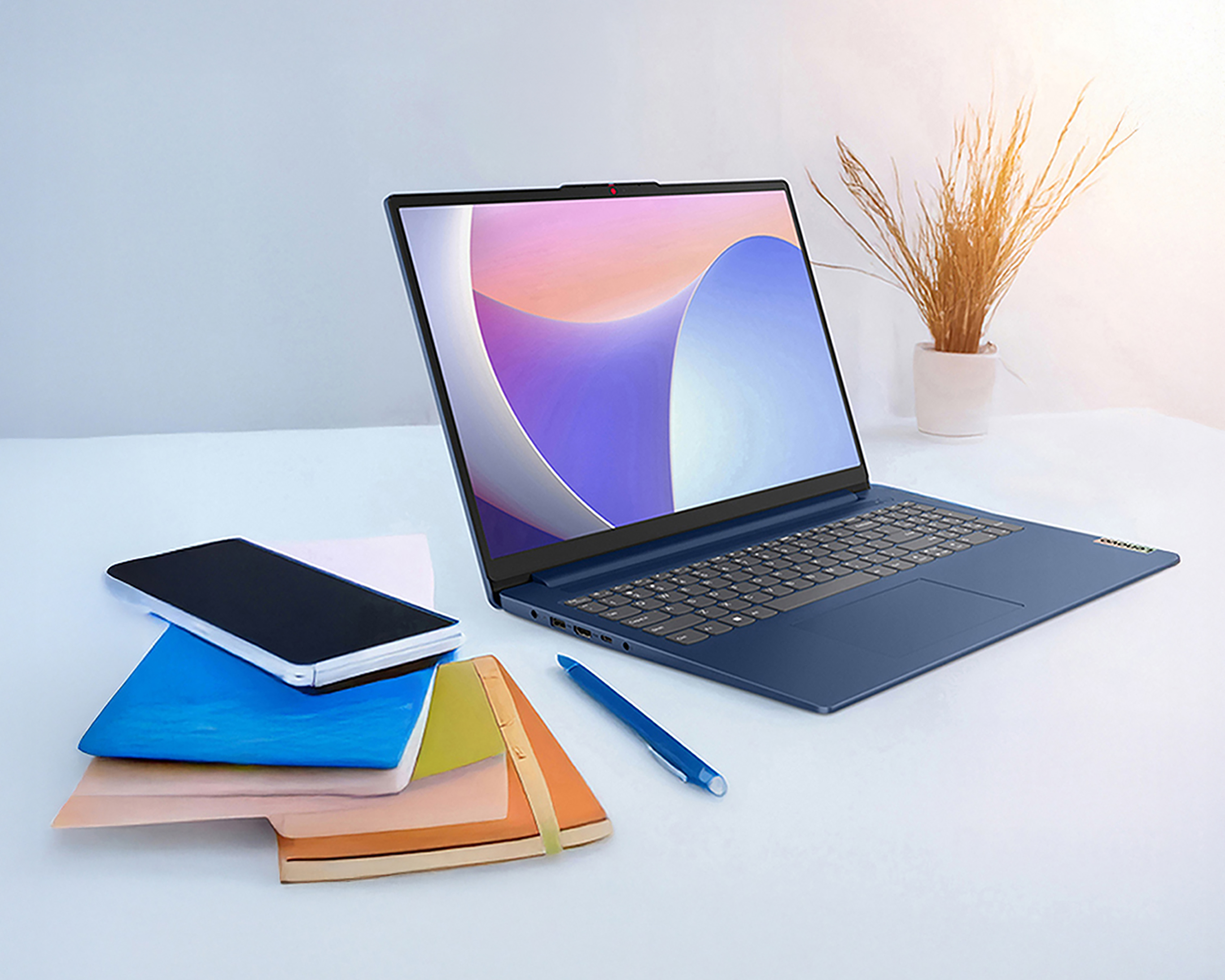 Foto 9 | Foto 9 | Laptop Lenovo IP Slim 3 15AMN8 15.6 Pulgadas Windows 11 AMD Ryzen 3 8 GB RAM 512 GB SSD Azul