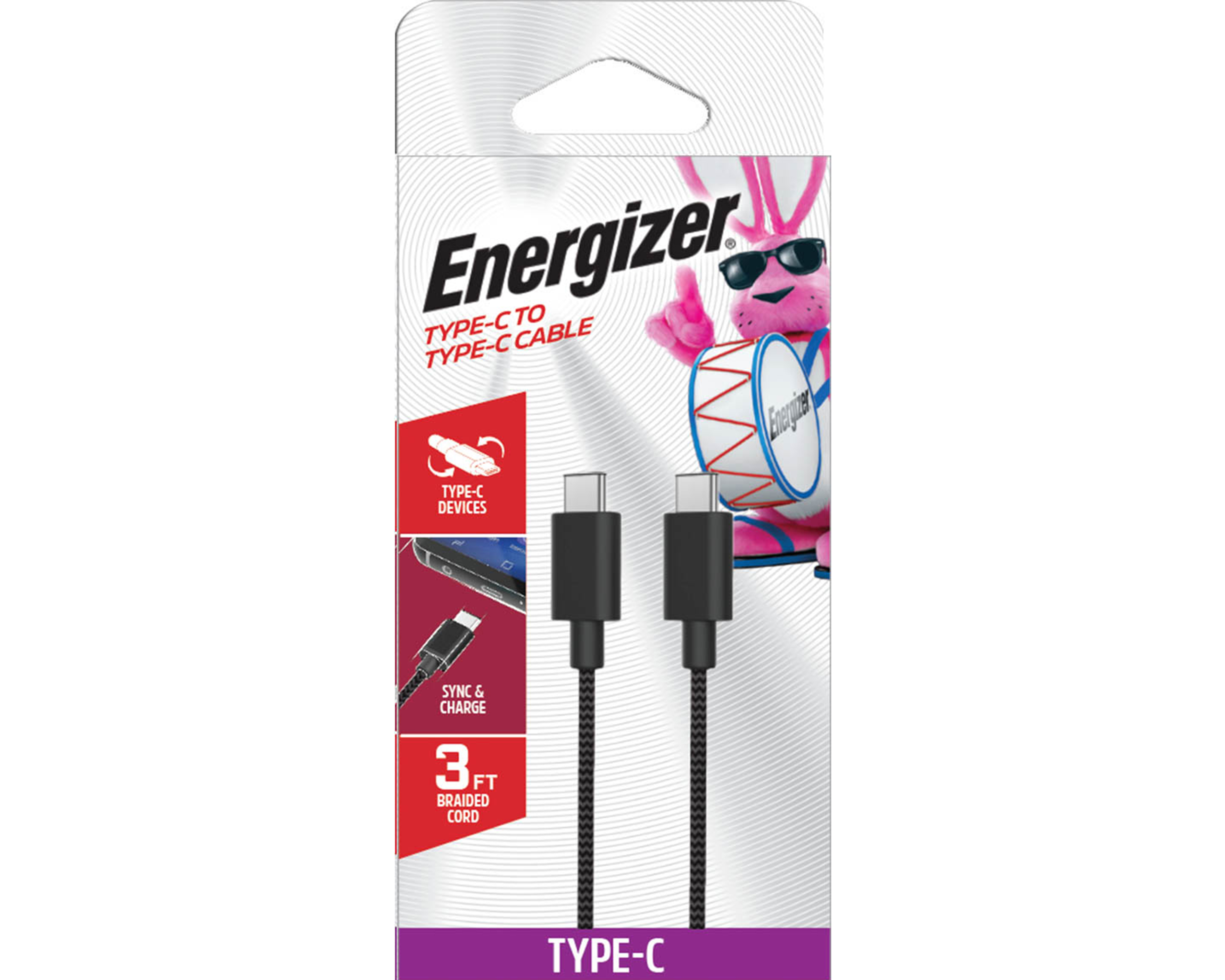 Foto 6 pulgar | Foto 5 | Cable Energizer Tipo USB-C de 1 Metro