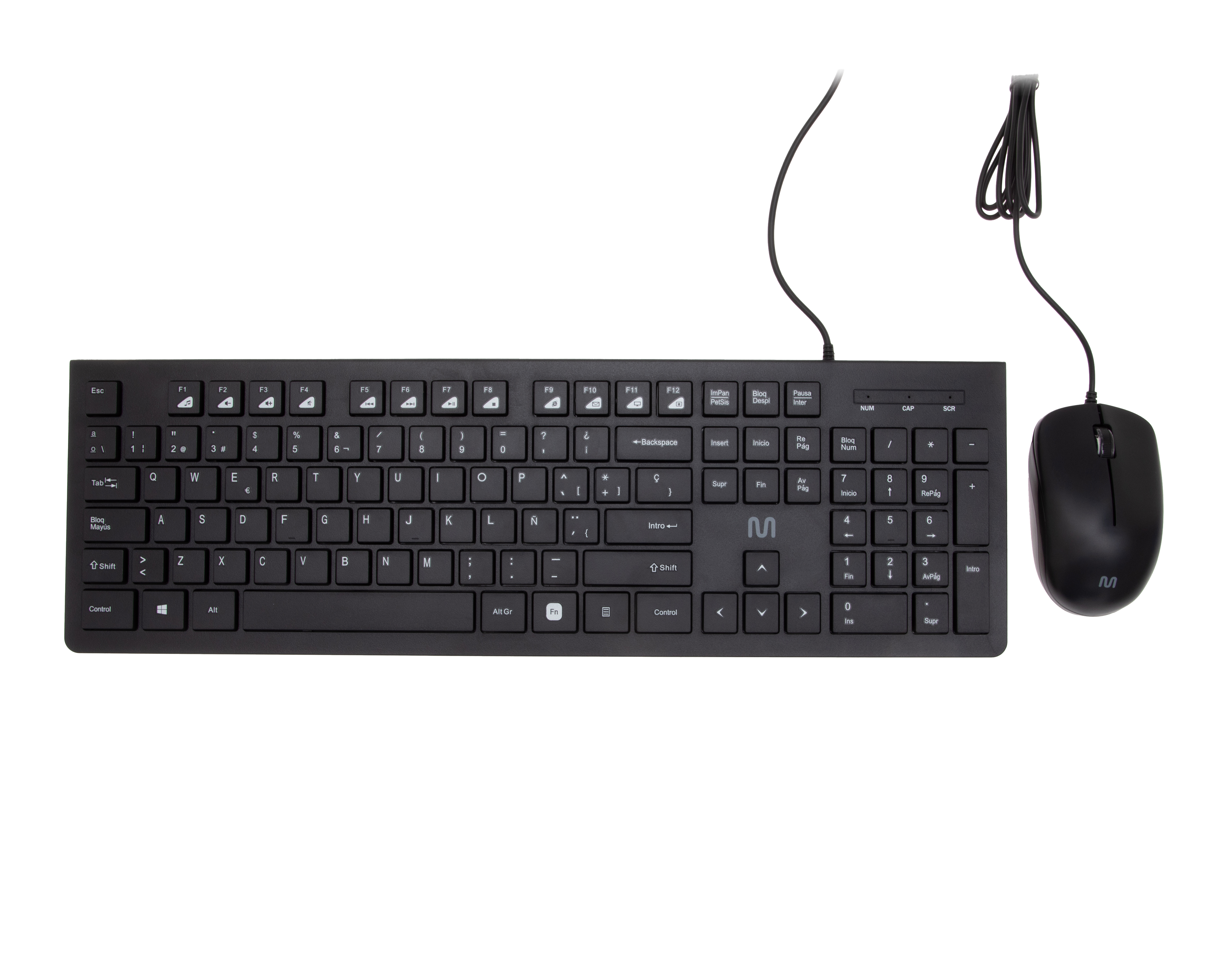 Combo de Teclado y Mouse Alámbrico Multilaser