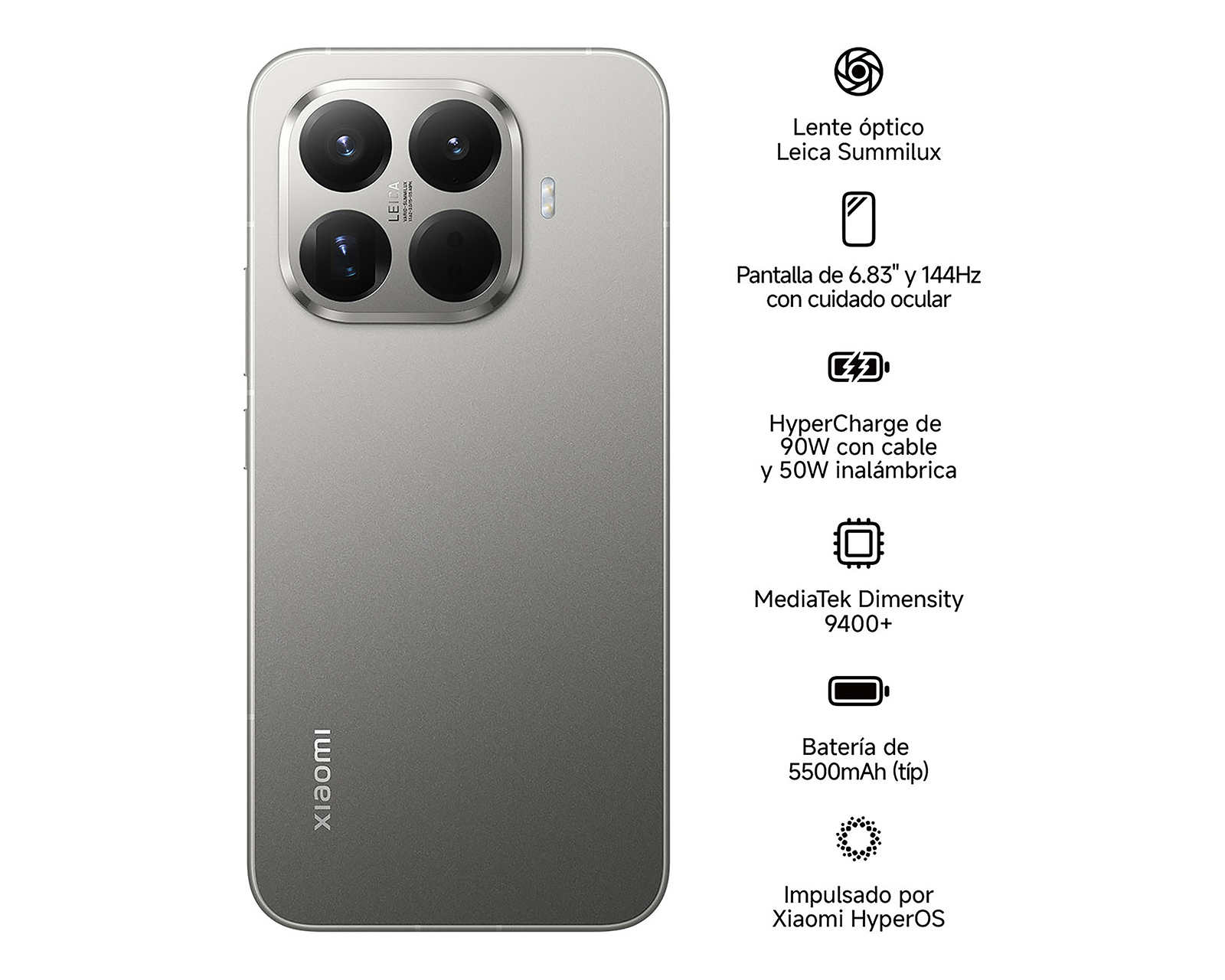 Foto 8 pulgar | Foto 7 | Celular Xiaomi 15T Pro 512 GB Gris + Tablet Redmi Pad SE 8.7