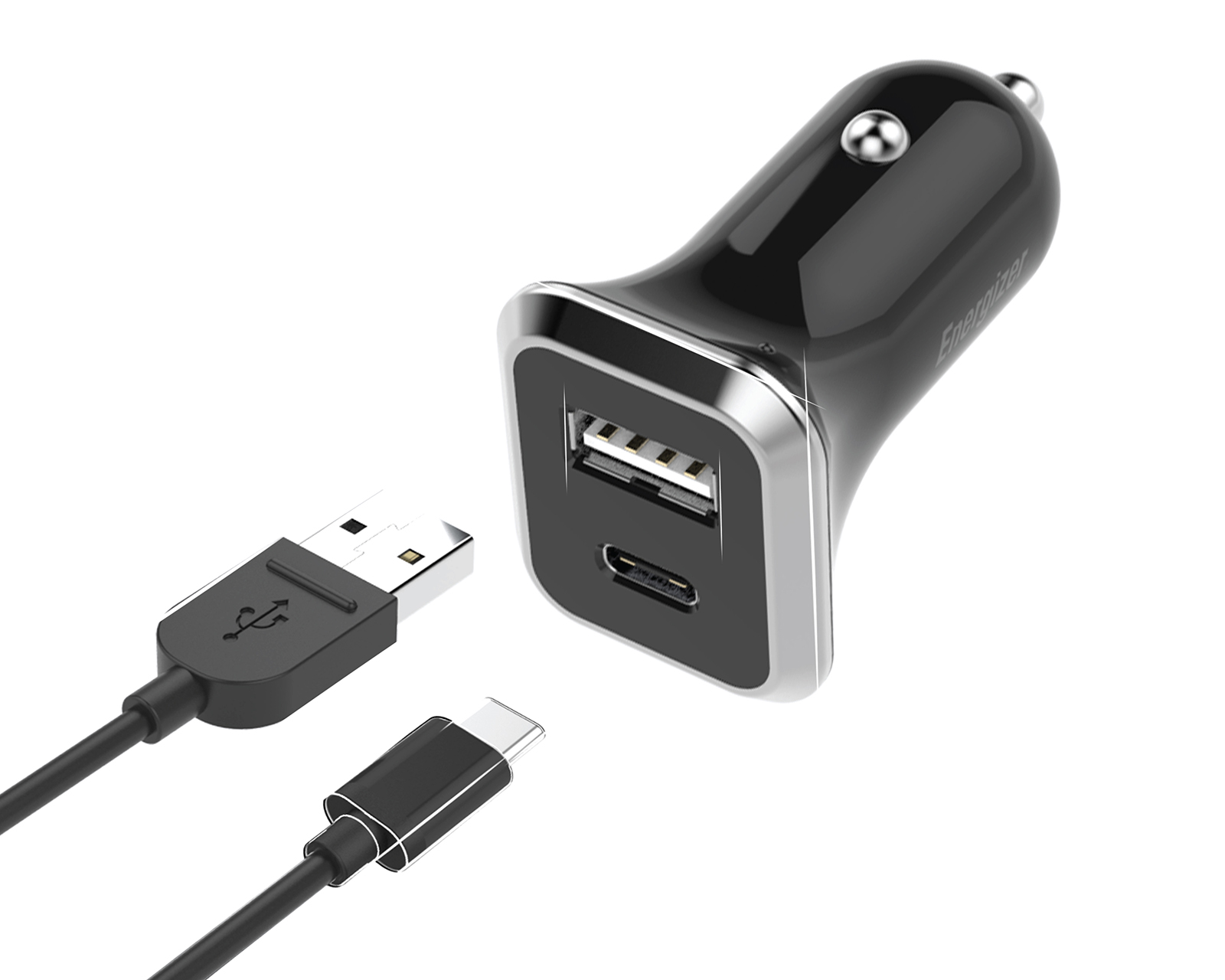 Foto 3 | Foto 3 | Adaptador para Auto Energizer Doble Salida UBS-C 12W