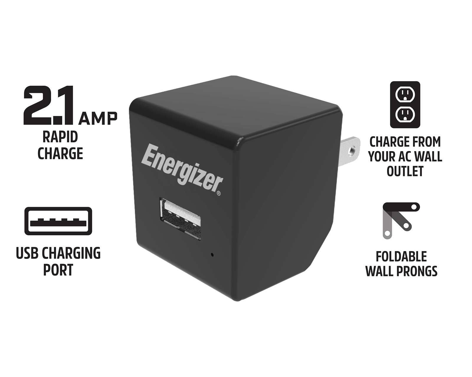 Foto 5 pulgar | Foto 4 | Adaptador de Corriente Energizer con Entrada USB 12W