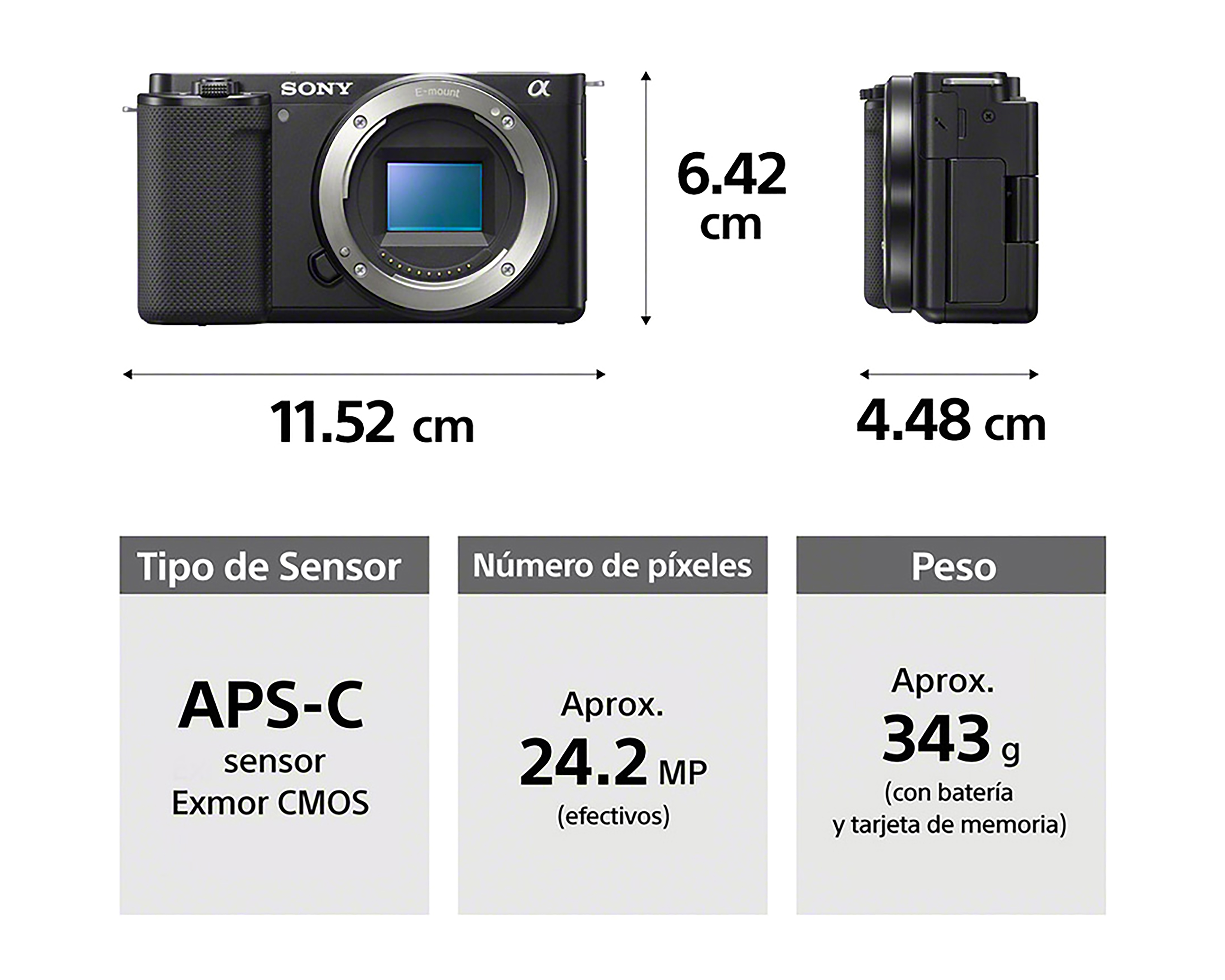 Foto 6 | Foto 6 | Cámara Sony ZV-E10K/BQ 24.2 MP