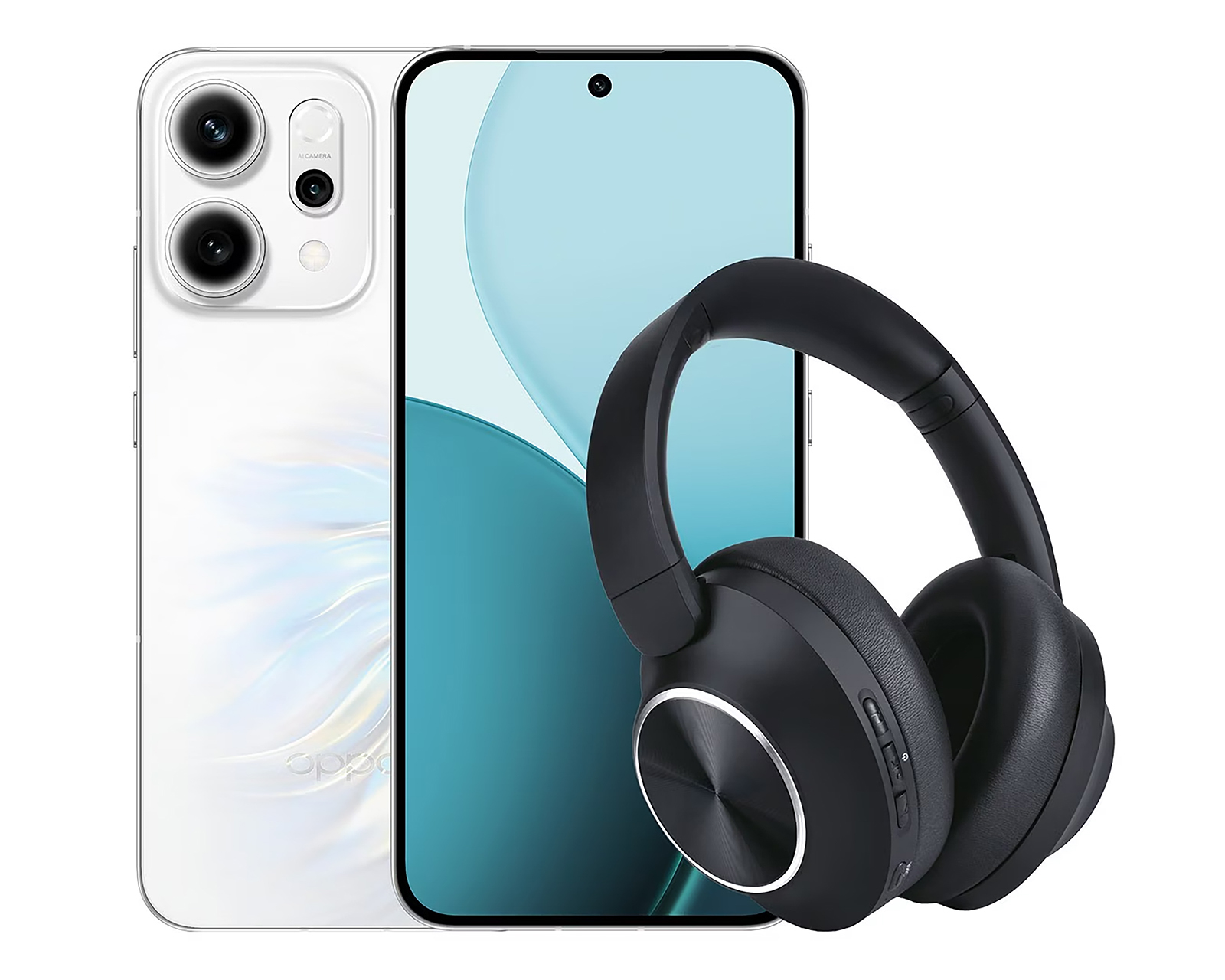 Celular OPPO Reno 14 5G Liberado 512 GB Blanco + Audífonos