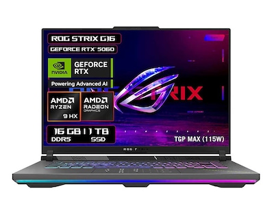 Foto 1 | Foto 1 | Laptop Gamer Asus Rog Strix G16 16 Pulgadas Nvidia GeForce RTX 5060 16 GB RAM 1 TB SSD Gris