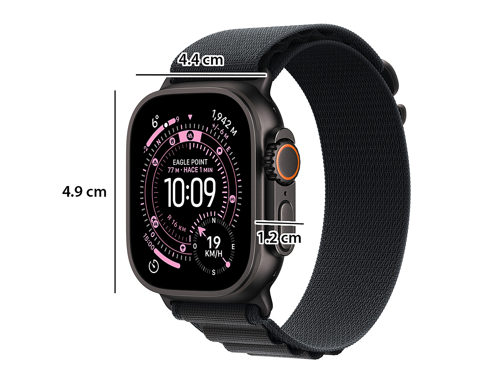 Foto 9 pulgar | Foto 8 | Preventa Apple Watch Ultra 3 49 mm Negro