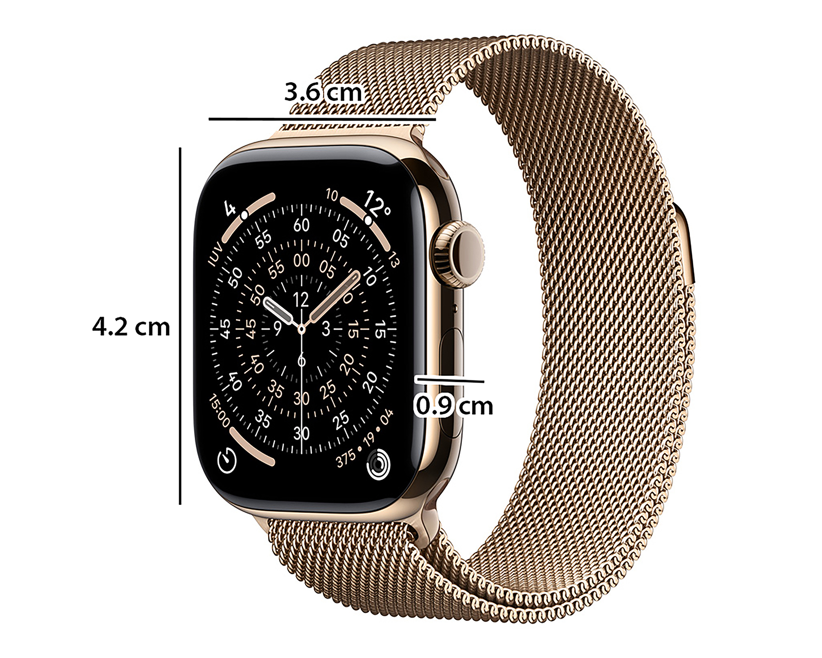 Foto 11 pulgar | Foto 10 | Preventa Apple Watch Series 11 42 mm Oro