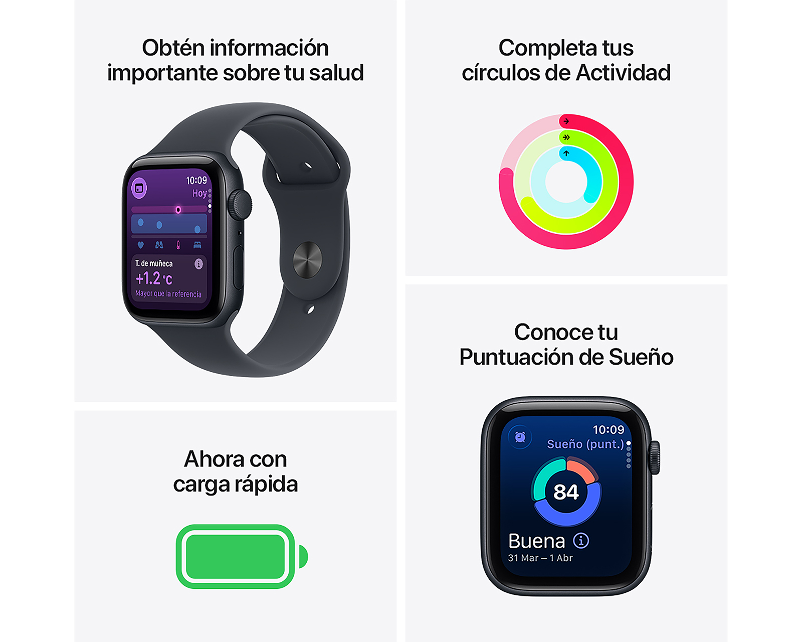 Foto 4 pulgar | Foto 3 | Apple Watch SE 3 44 mm Medianoche