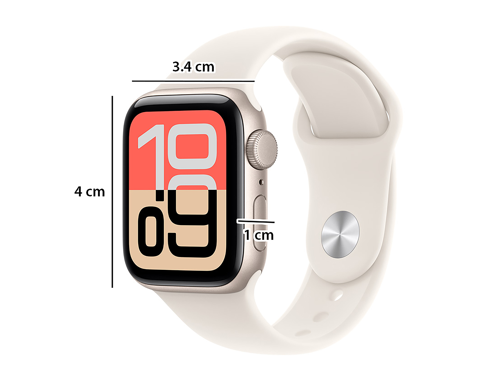 Foto 10 | Foto 10 | Apple Watch SE 3 40 mm Blanco Estelar