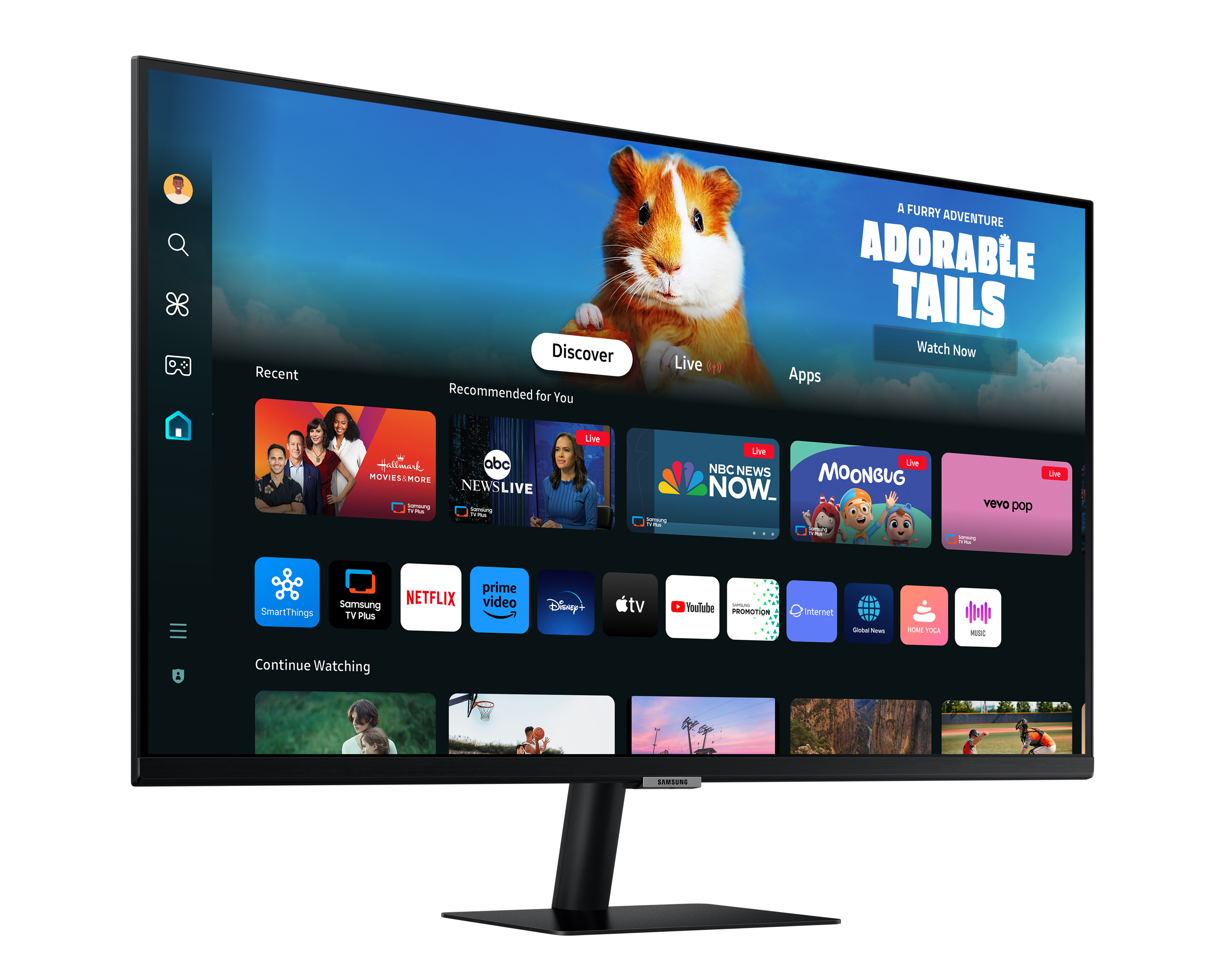 Foto 2 | Foto 2 | Monitor Samsung Smart M5 32 Pulgadas FHD 60 Hz