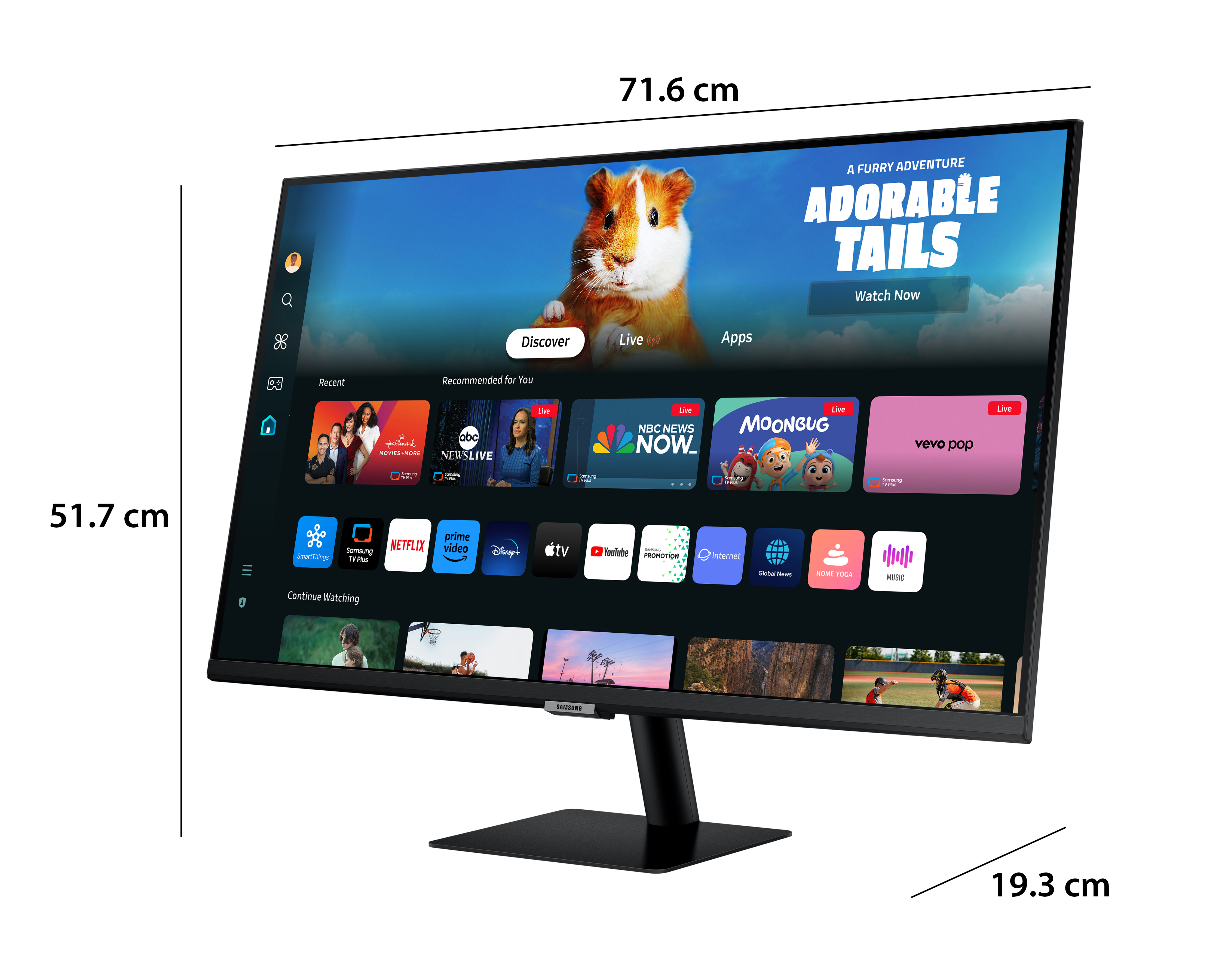 Foto 7 | Foto 7 | Monitor Samsung Smart M5 32 Pulgadas FHD 60 Hz