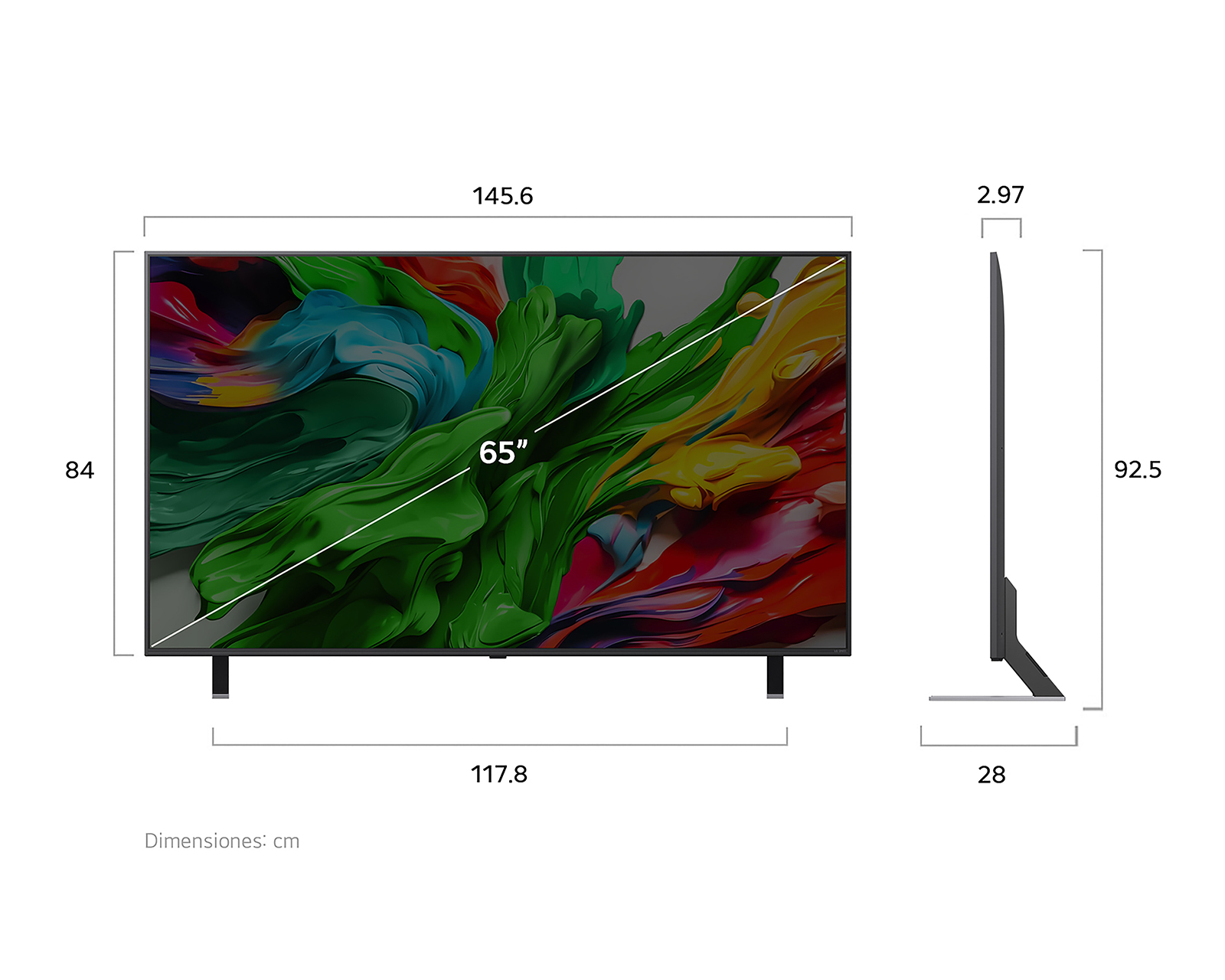 Foto 11 pulgar | Foto 10 | Pantalla Smart TV LG QNED evo AI 65 Pulgadas UHD 4K 65QNED85ASG