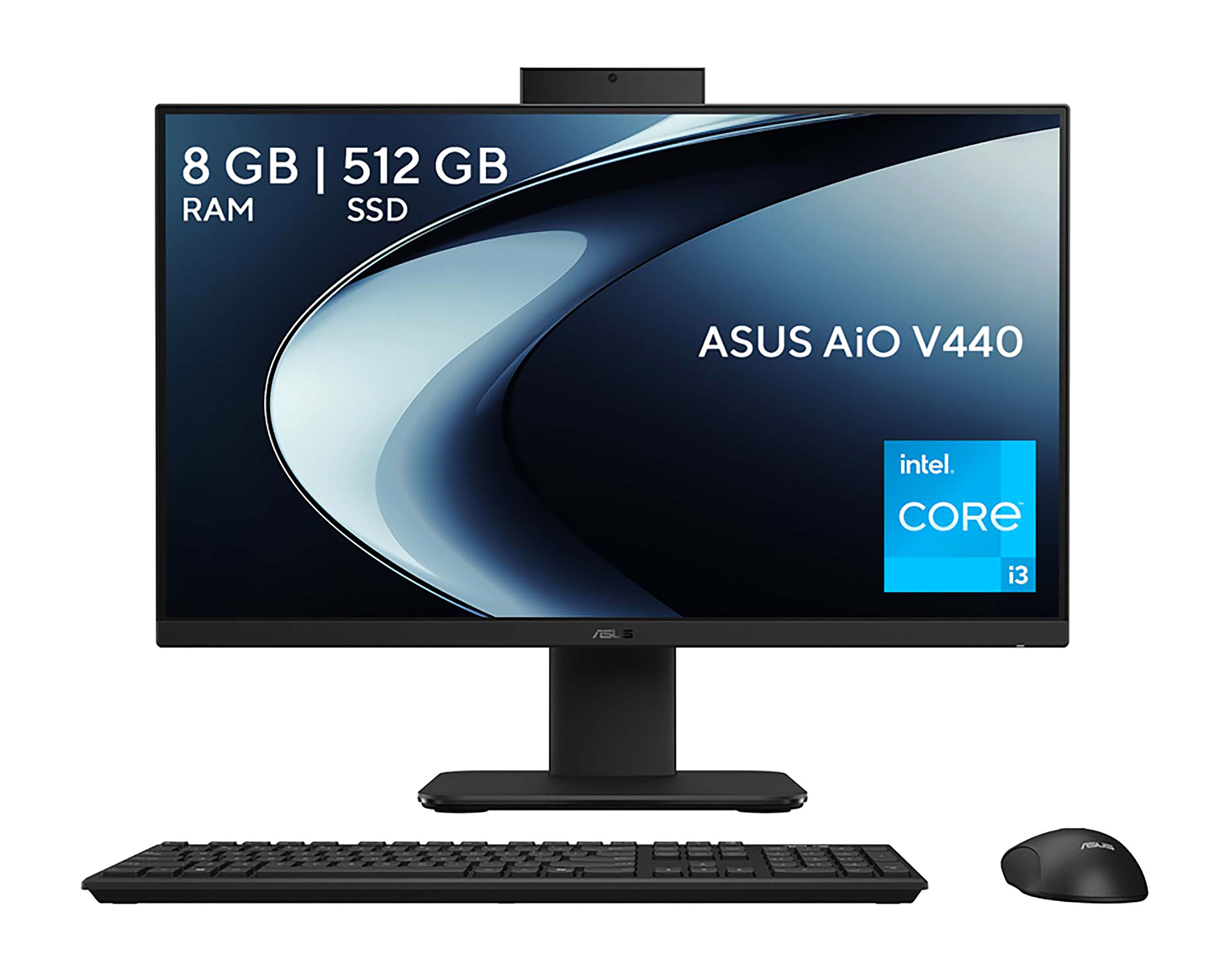 Foto 2 pulgar | Foto 1 | Computadora de Escritorio Asus V440VAK-I38G512-H1 23.8 Pulgadas Windows 11 Pro Intel Core i3 8 GB RAM DDR5 512 GB SSD Negra