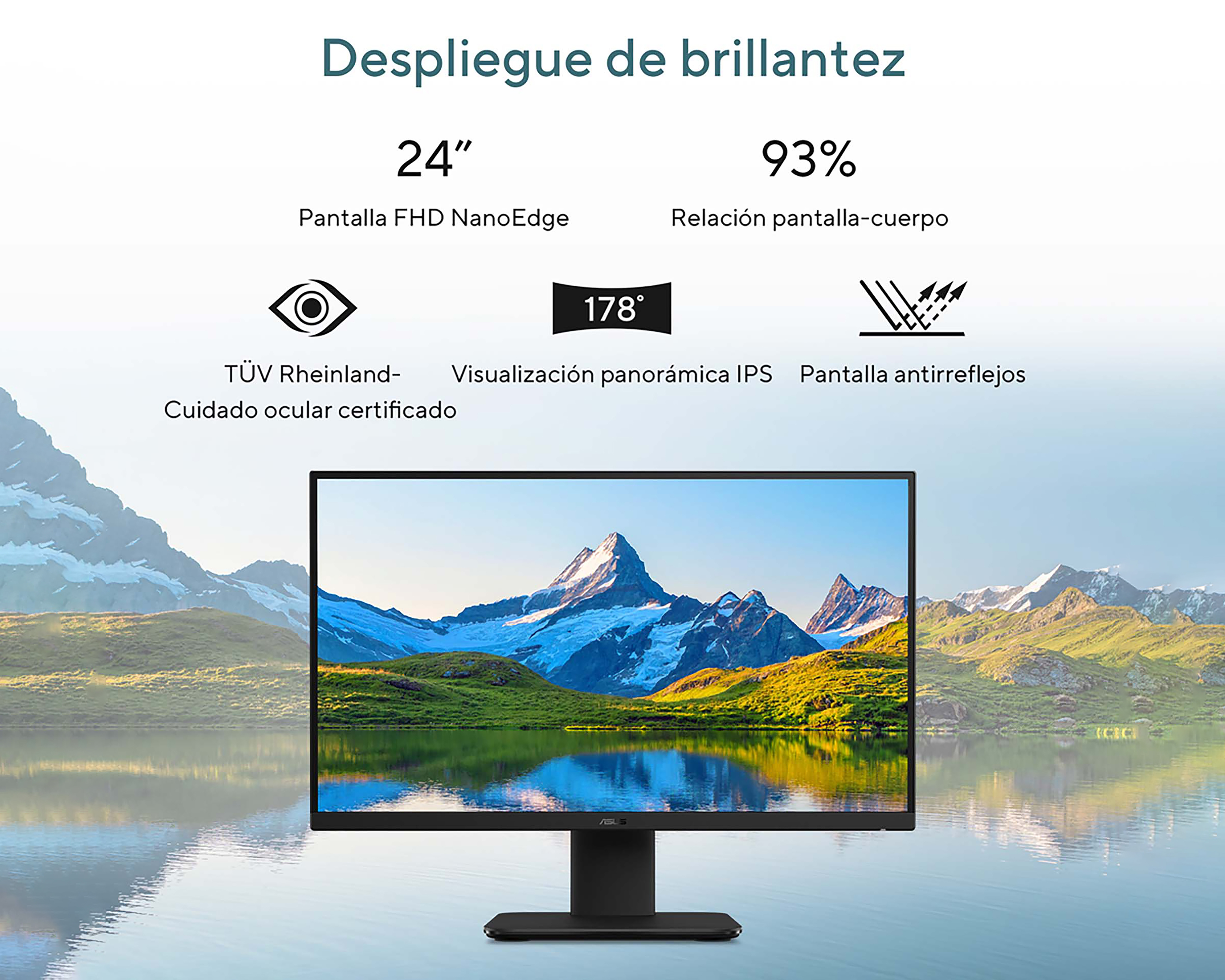 Foto 4 pulgar | Foto 3 | Computadora de Escritorio Asus V440VAK-I38G512-H1 23.8 Pulgadas Windows 11 Pro Intel Core i3 8 GB RAM DDR5 512 GB SSD Negra