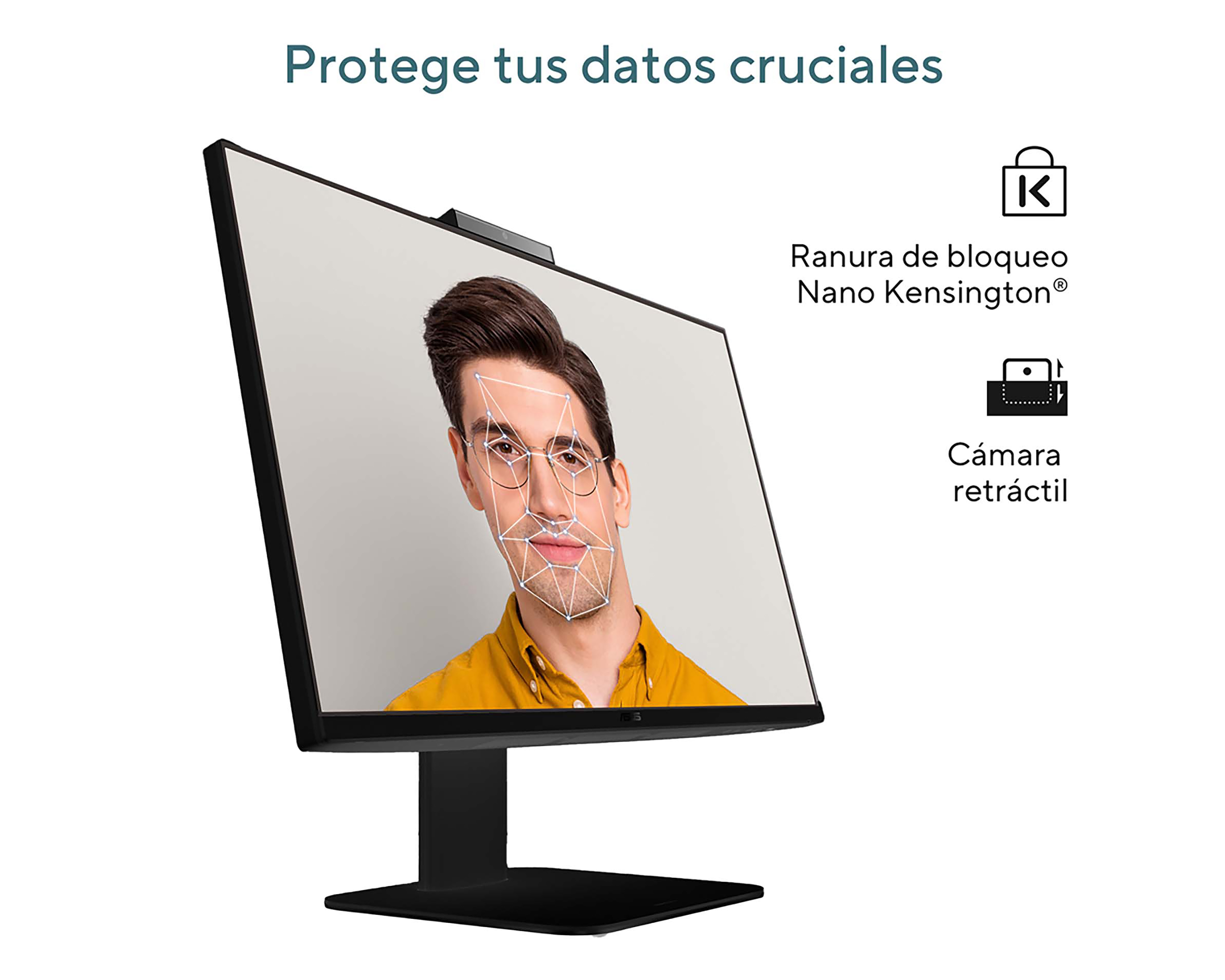 Foto 9 pulgar | Foto 8 | Computadora de Escritorio Asus V440VAK-I38G512-H1 23.8 Pulgadas Windows 11 Pro Intel Core i3 8 GB RAM DDR5 512 GB SSD Negra