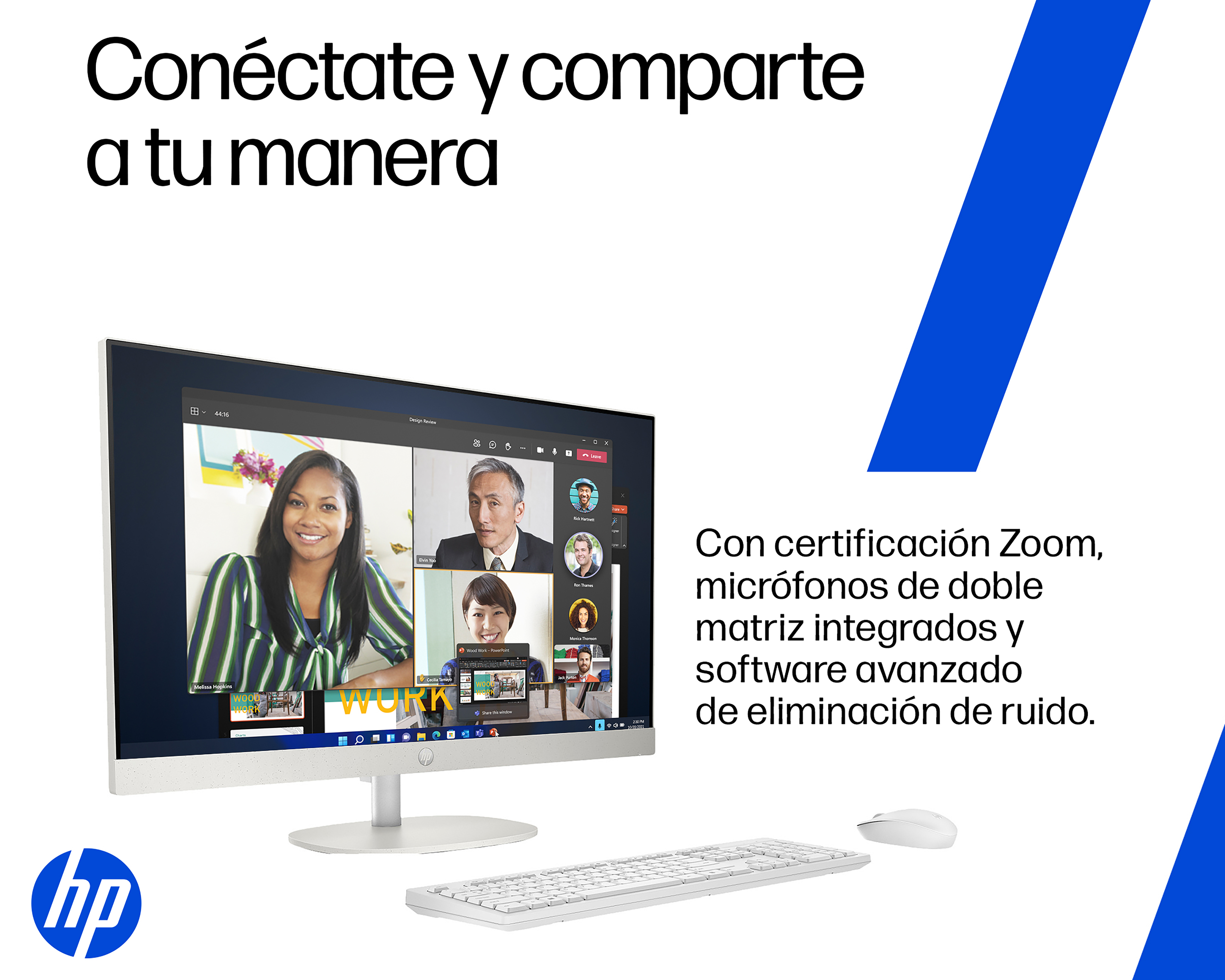 Foto 5 pulgar | Foto 4 | Computadora de Escritorio HP 24-CR0250LA 23.8 Pulgadas Windows 11 AMD Ryzen 5 8 GB RAM 512 GB SSD Blanca