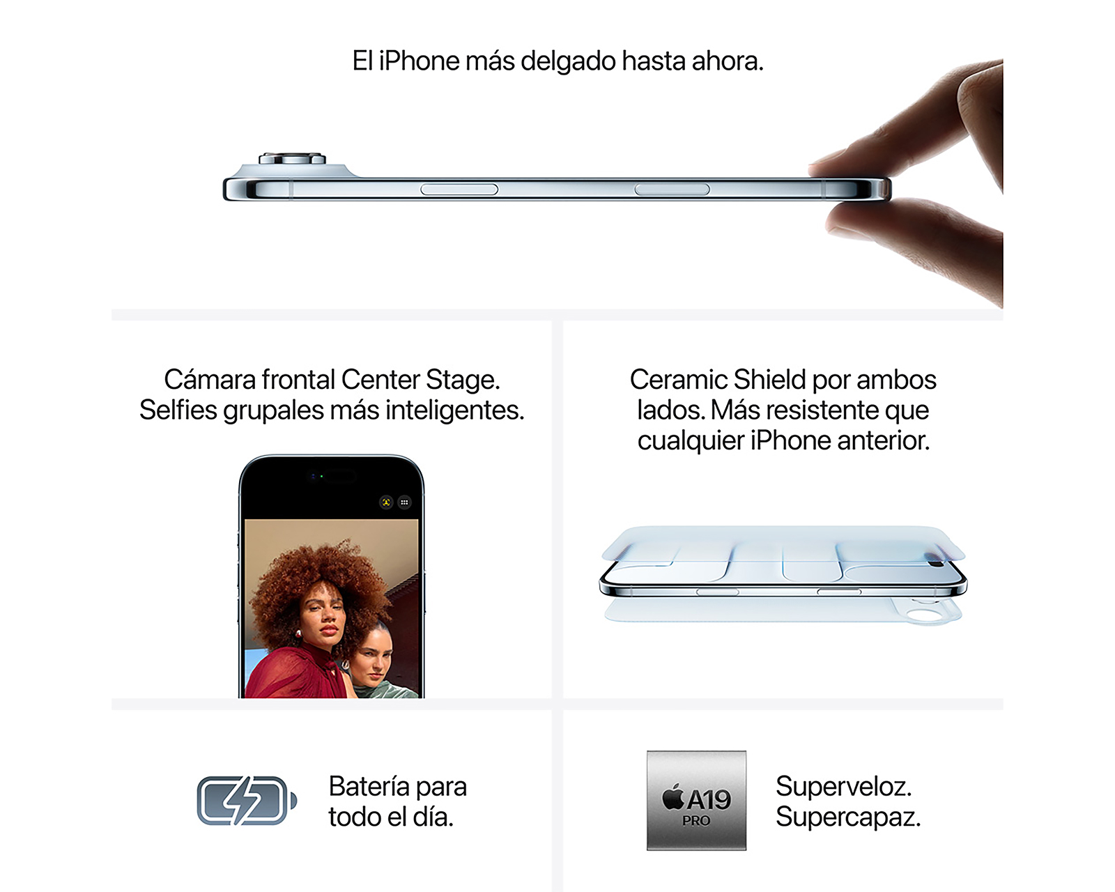 Foto 7 pulgar | Foto 6 | Preventa iPhone Air Liberado 256 GB Blanco Nube